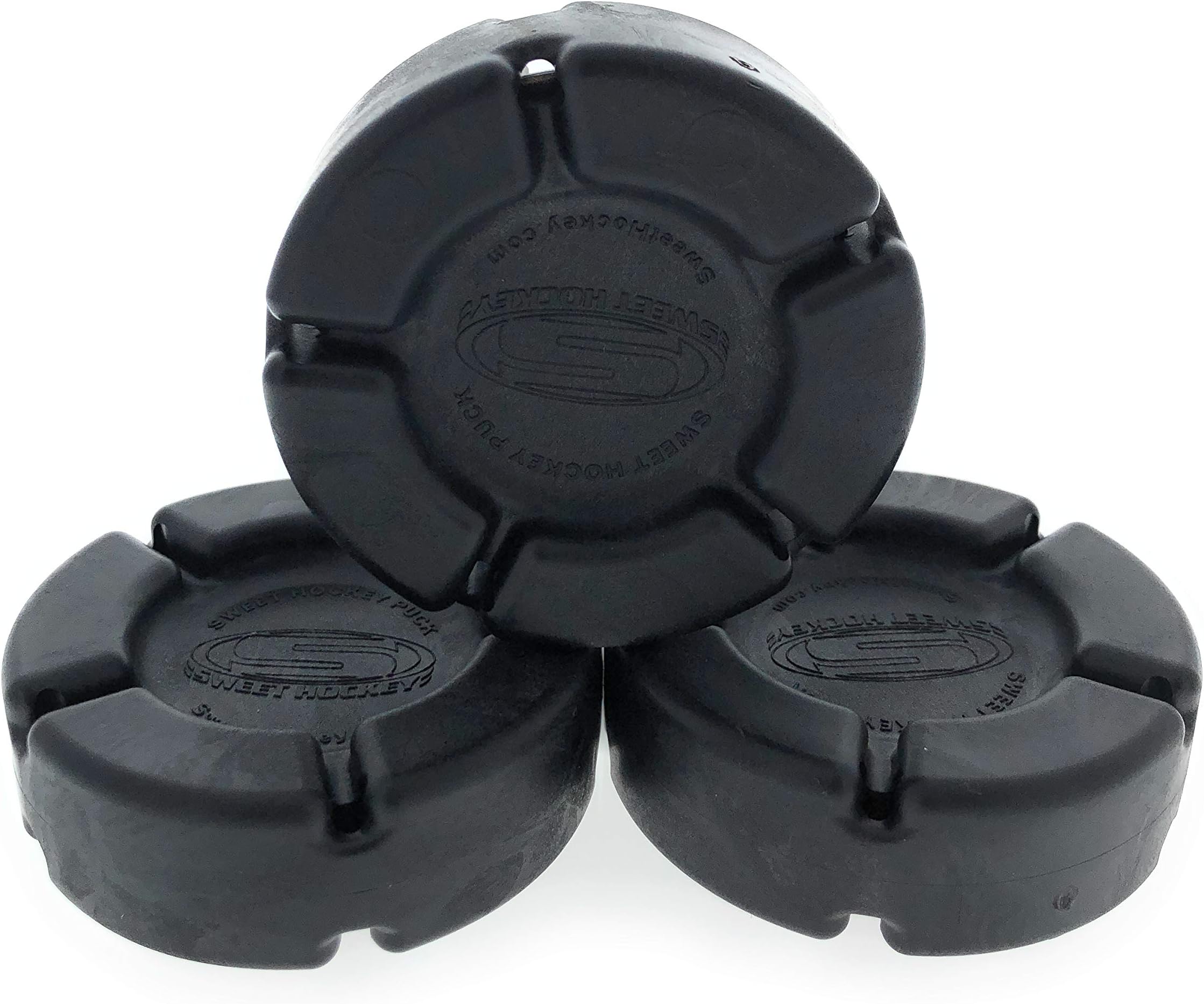Snipers Edge Hockey - Hockey Dryland Pucks - 3 Puck Set - For Training and Skill Development