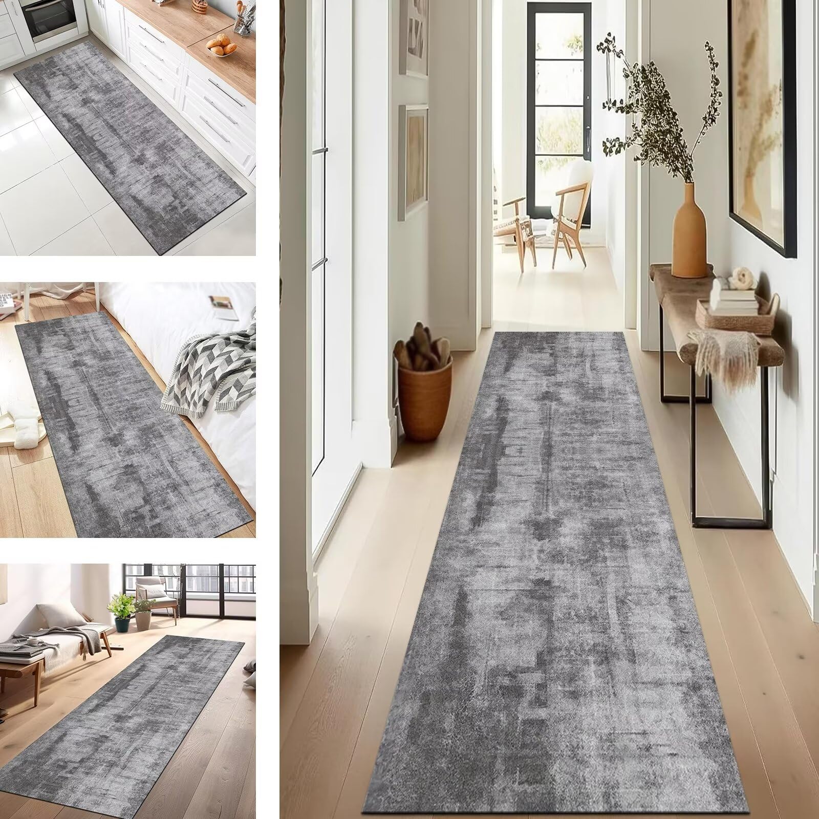 Tapis de couloir long 70x250cm pour une entrée moderne et chaleureuse