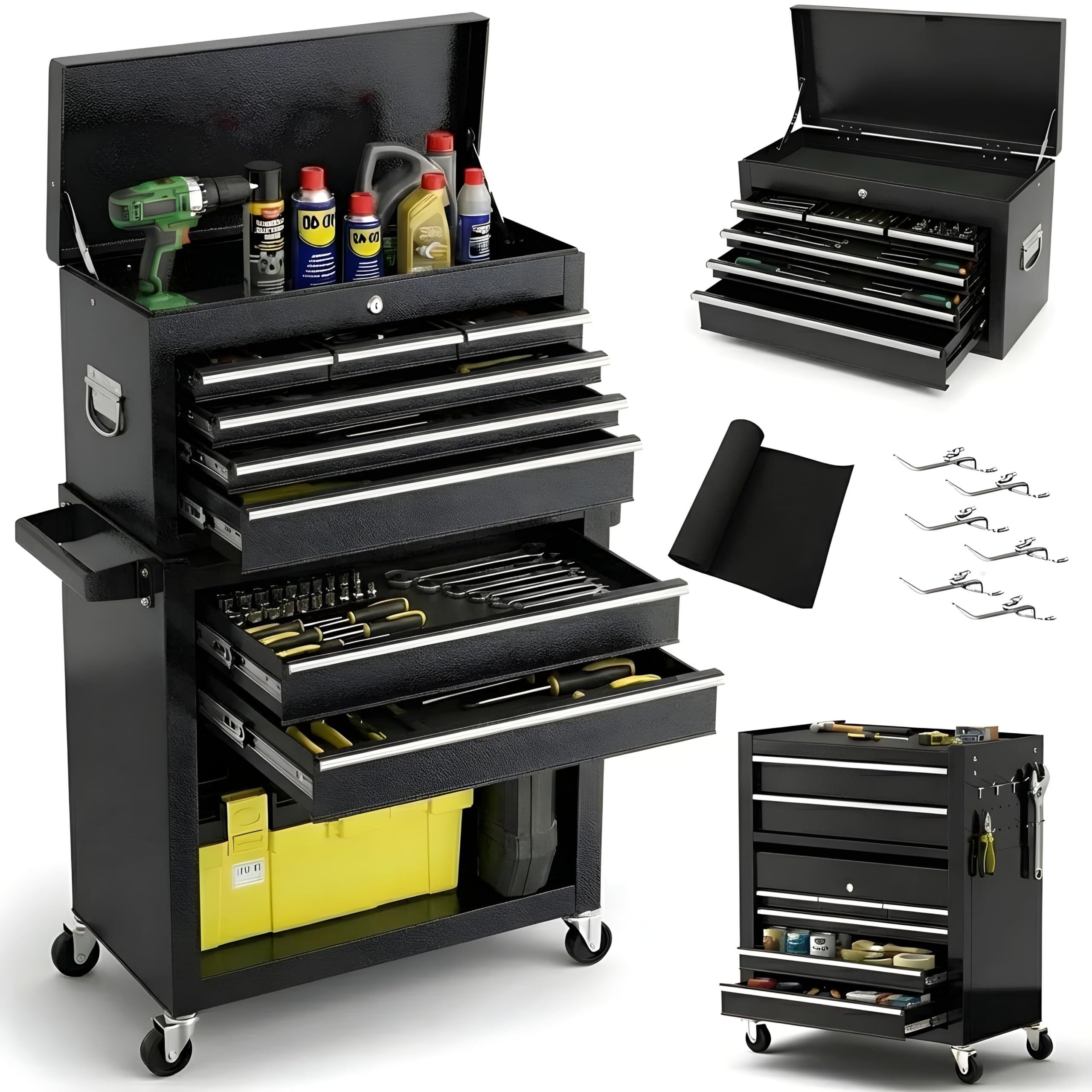 Dawmilon 8-Drawer Rolling Tool Chest