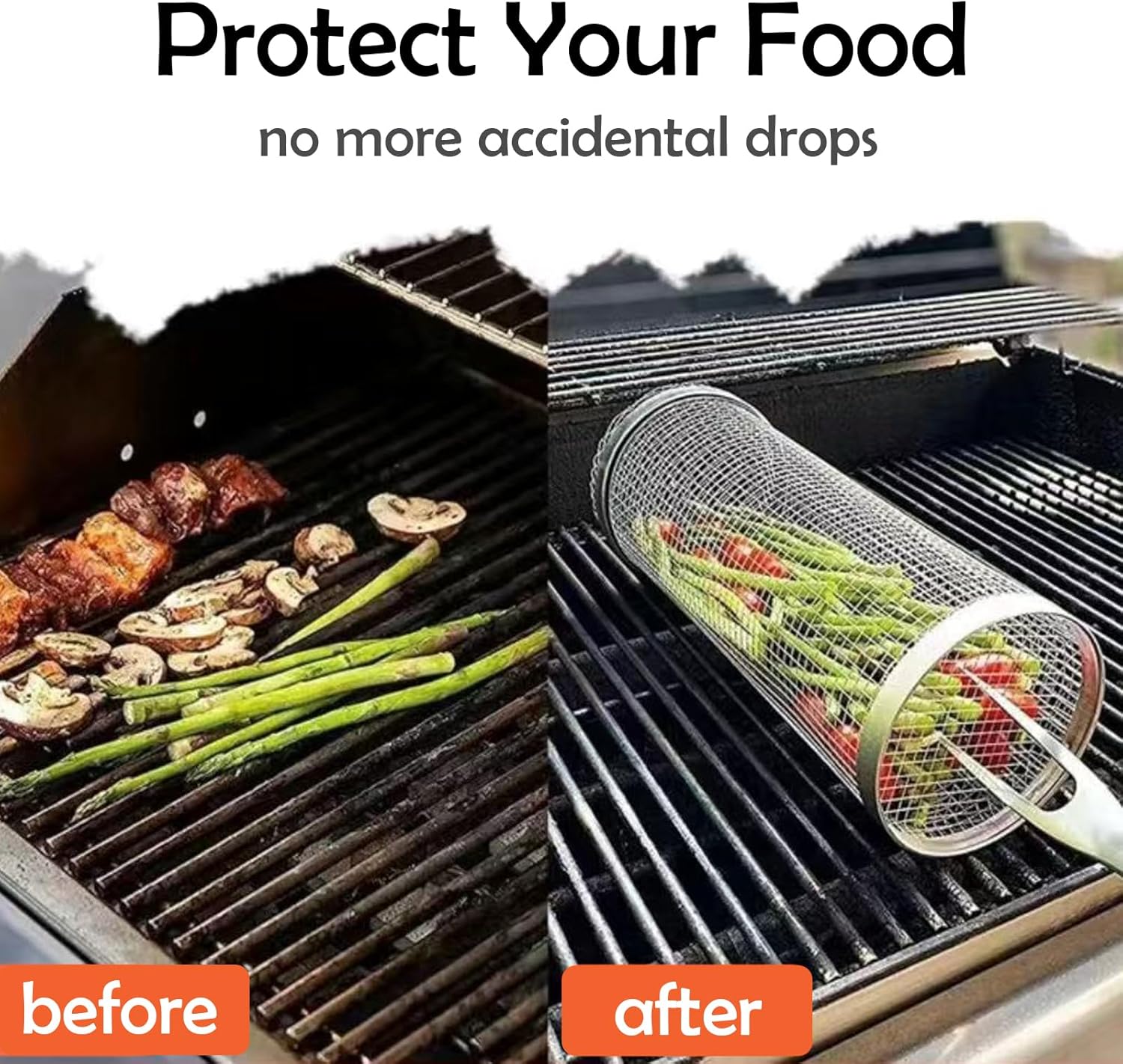 Coș de grătar pe diferite tipuri de grătare