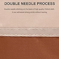 Vista 5 de CHENGWEI Funda impermeable para columpio de 3 plazas, para patio, porche, 3 plazas, para invierno, funda protectora para muebles de jardín de 3