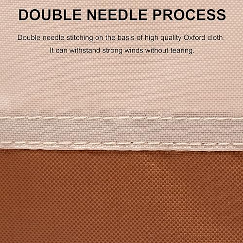 Miniatura 5 de Fundas impermeables para columpio de patio de 3 plazas, cubierta de columpio de patio de 3 plazas, cubierta triple para columpio de porche para