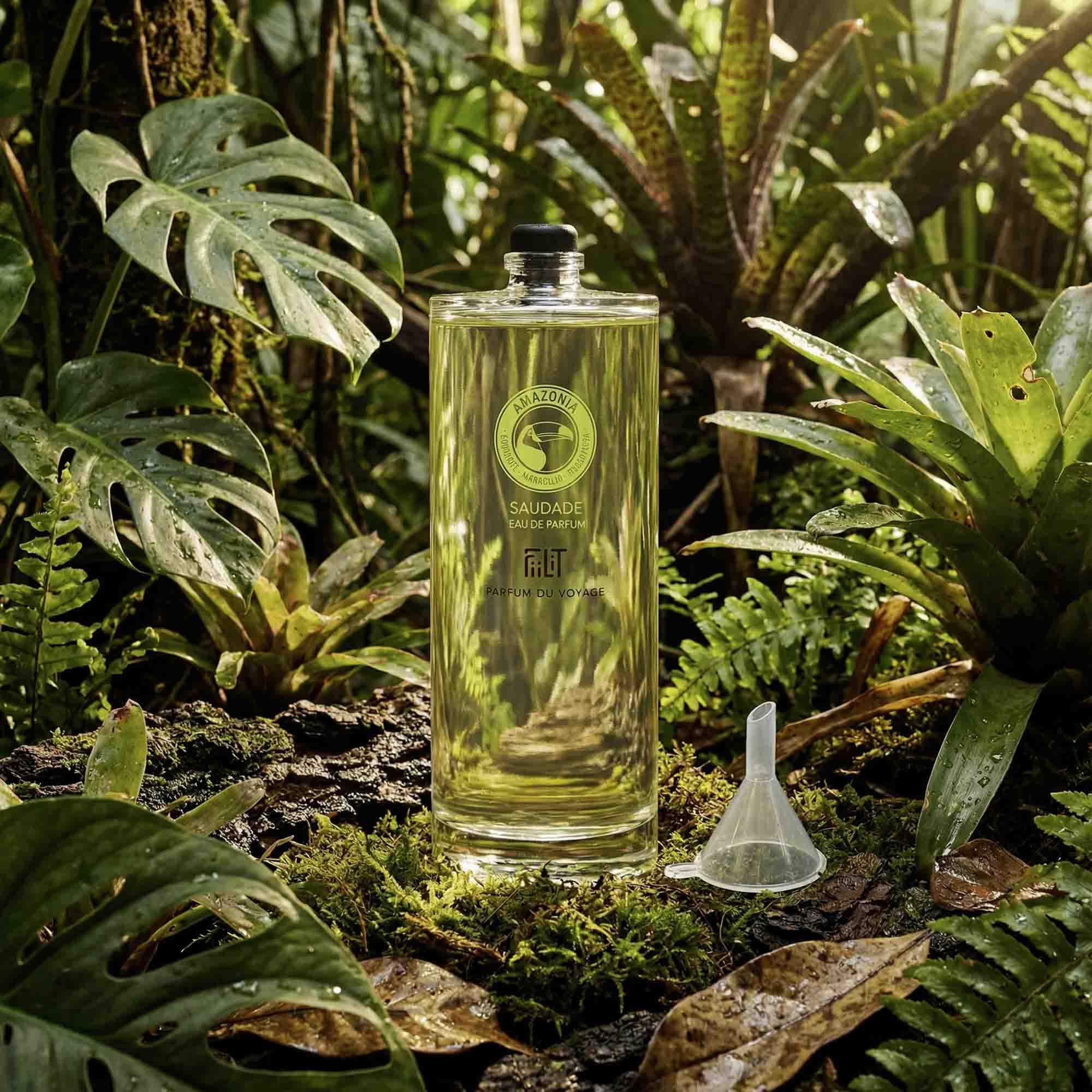 SAUDADE AMAZONIA naturalna woda perfumowana 100 ml - FiiLiT Perfumy podróżne - dla kobiet i mężczyzn - Maracuya Passiflora Petillant Cologne Owoce