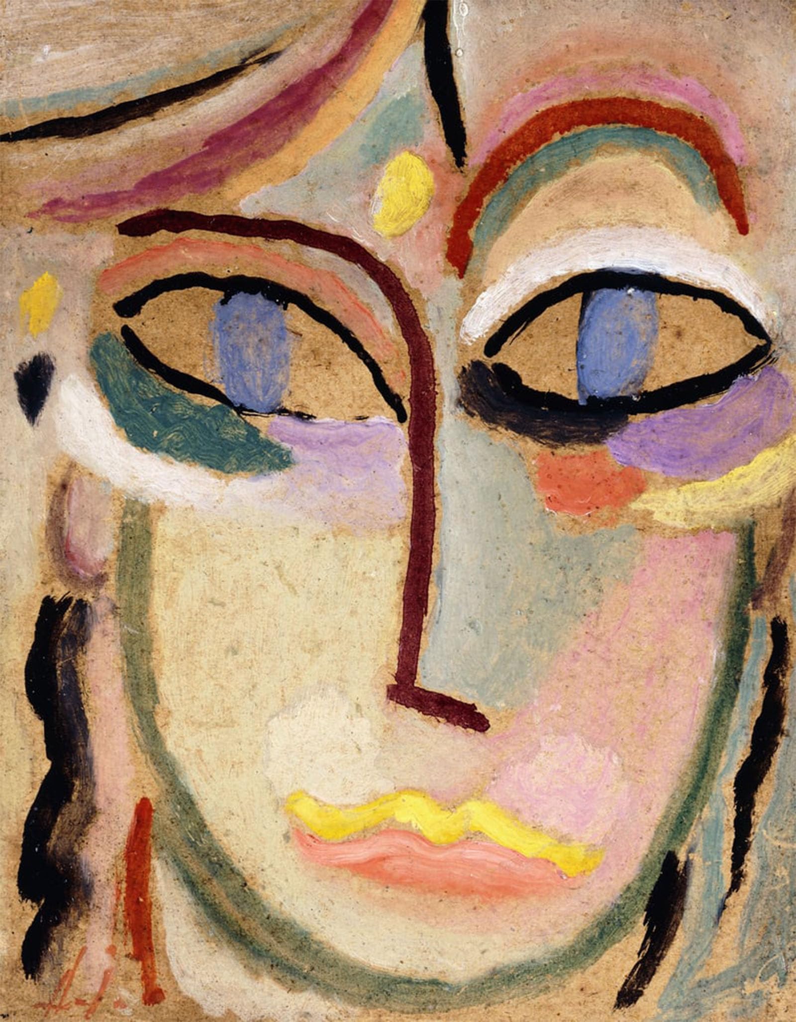 SERENDIPITP Vintage Picture Print on Canvas Wall Art Poster Woman by Alexej Von Jawlensky Artwork Print Poster for Wall Decor 60x90cm