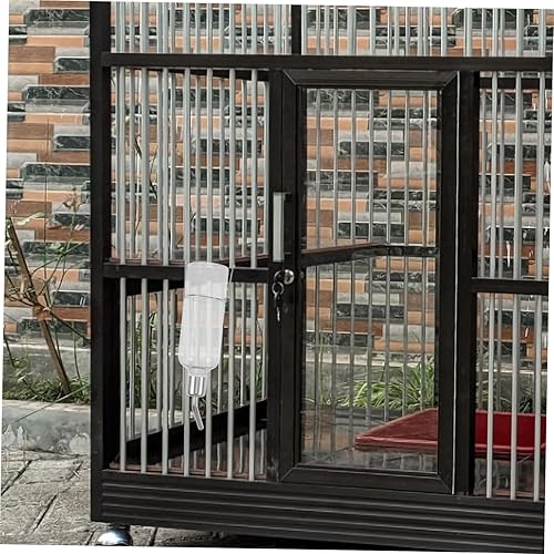 Miniatura 8 de Mikikit Dispensador de agua potable Botella de agua animal de gran capacidad Diseño de montaje en pared Conejo Gato Alimentador de animales pequeños