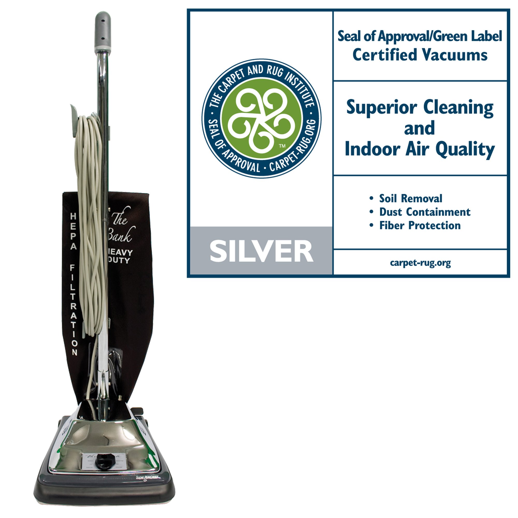 Amazon.com - The Bank Heavy Duty Commercial-Grade Vacuum for deep Cleaning  with Durability, Ease of use and HEPA Filtration - Upright Vacuums