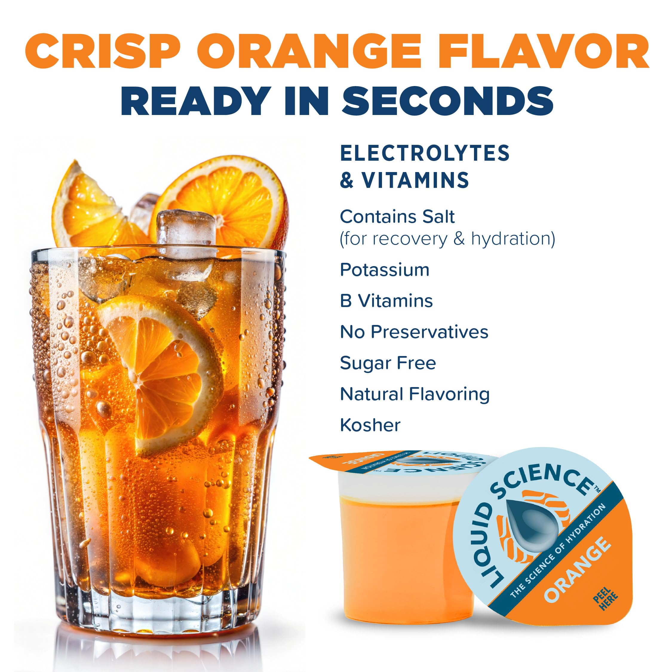 pod salt liquid amazon Amazon.com: Liquid Science Orange Single Serve Hydration Pods