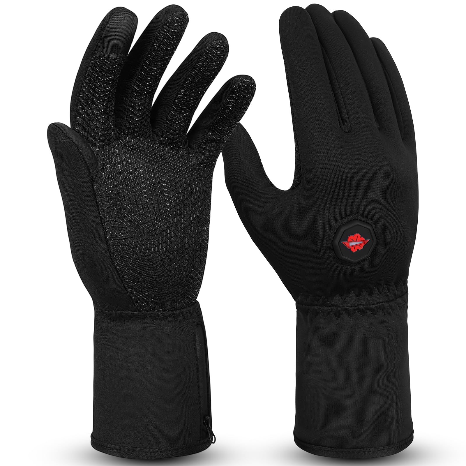 1 Paar Wiederaufladbare Beheizte Handschuhe Für Herren Und