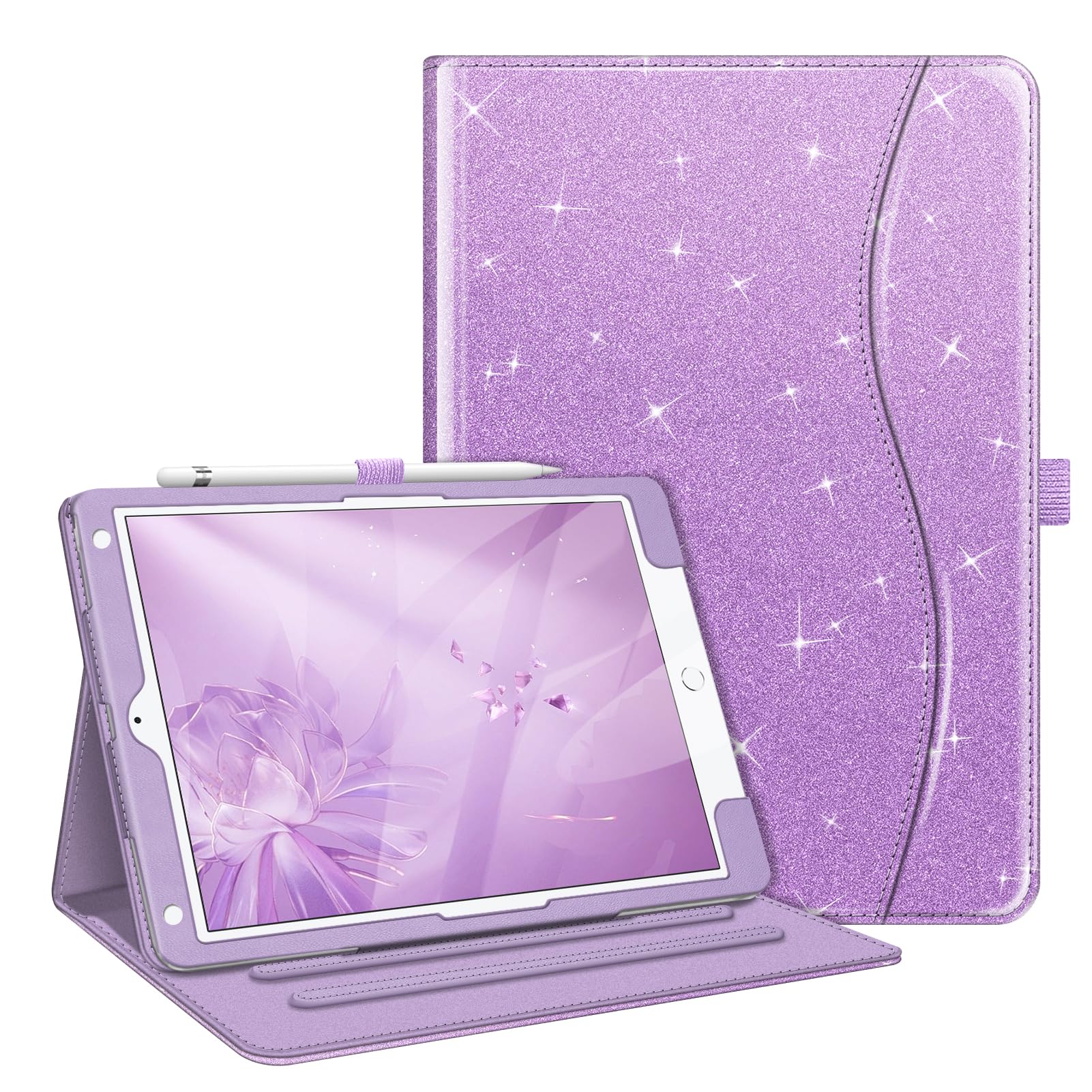 Fintie Case for iPad 9th / 8th / 7th Generation (2021/2020/2019) 10.2 Inch - [Corner Protection] Multi-Angle Viewing Stand Cover with Pocket & Pencil