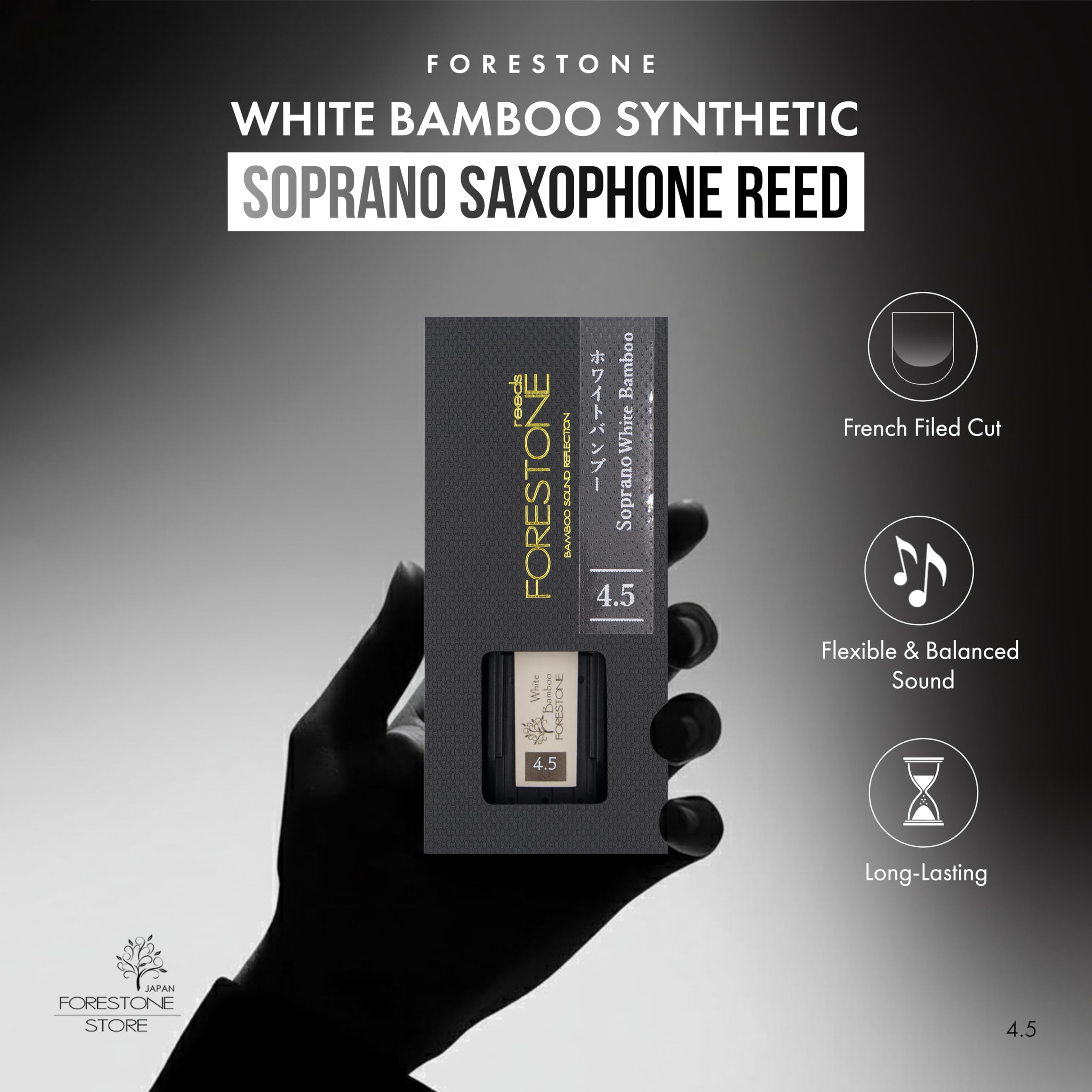 Forestone Forestone - Hoja de bambú para saxofón soprano