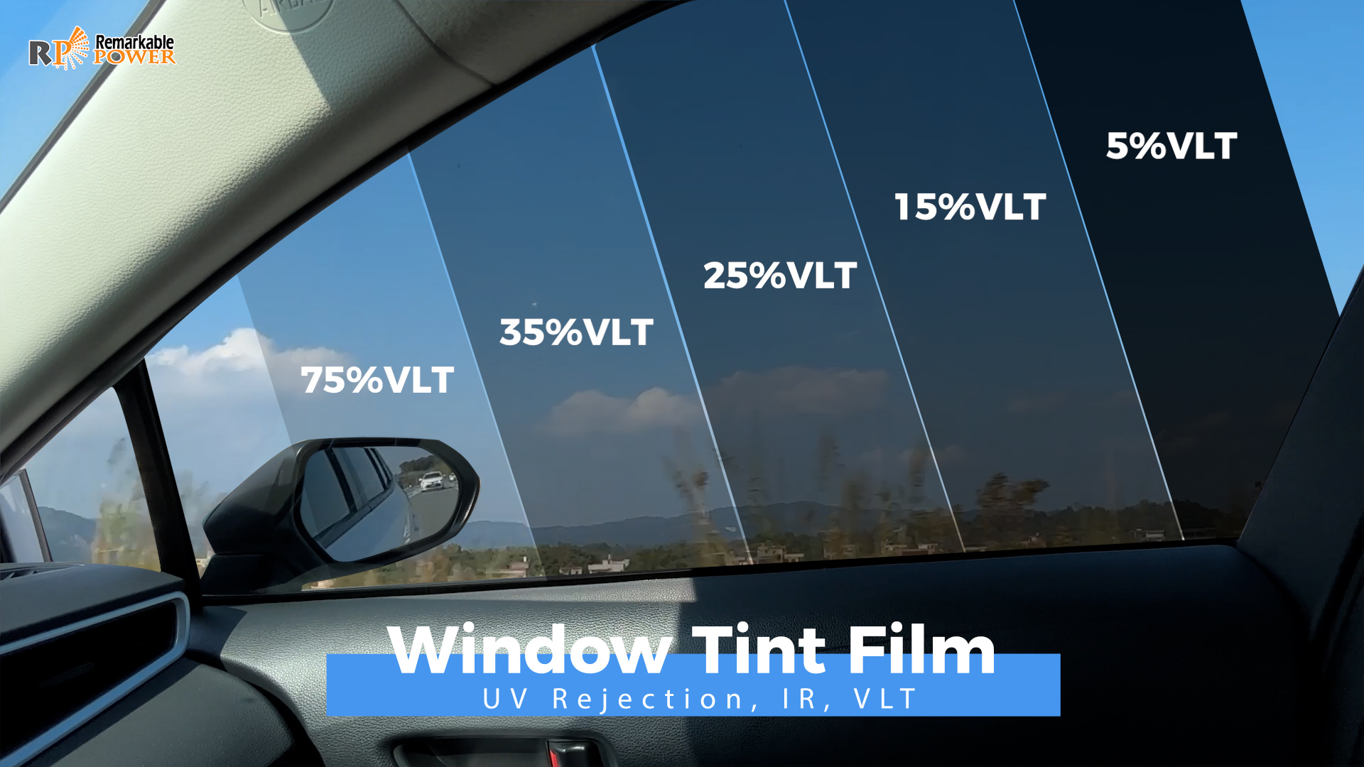 Amazon.com: RP Remarkable Power Car Window Tint Film 15% VLT, 36