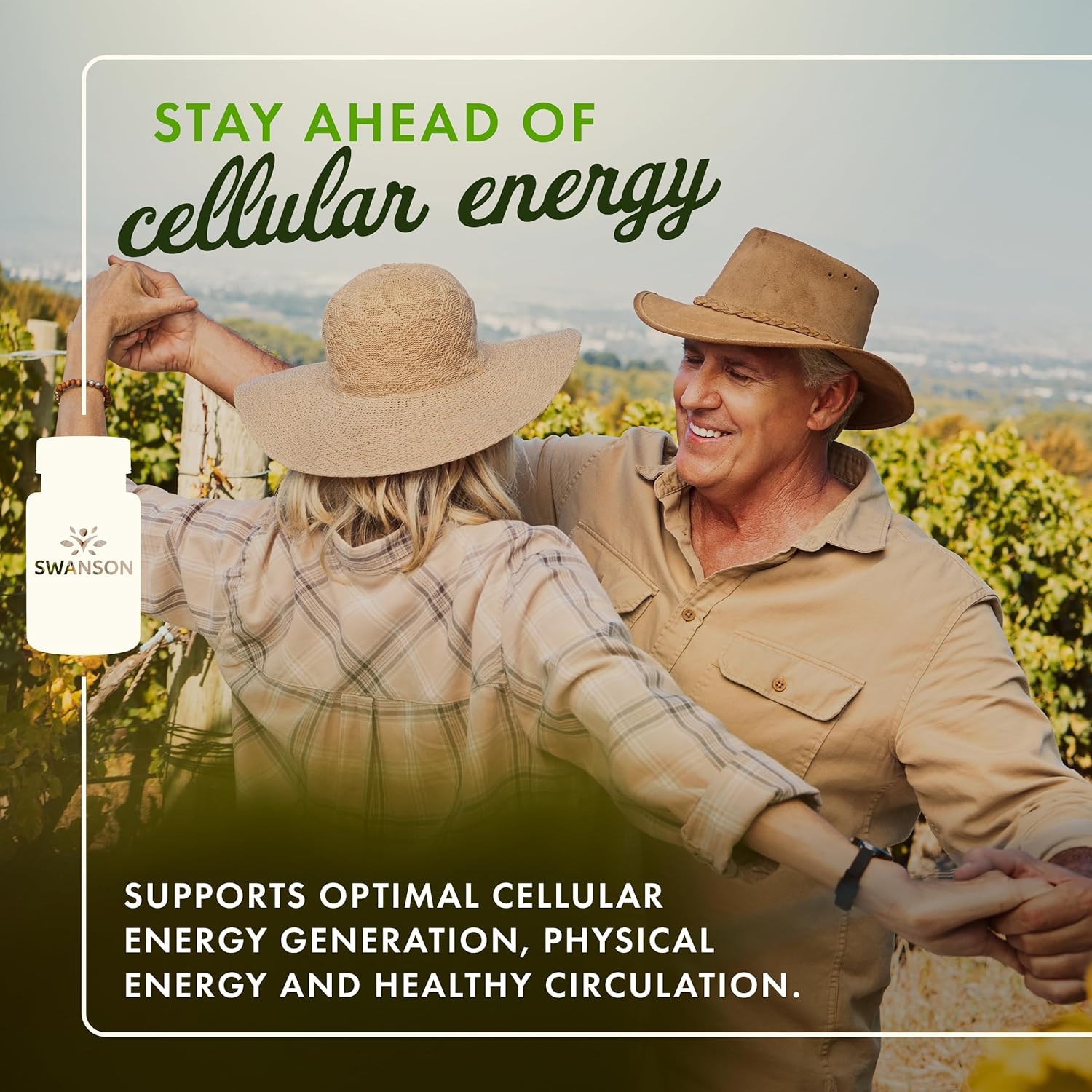 Swanson Maximum Strength Peak ATP Cellular Energy Supplement for Athletes and Active Adults Seeking Performance and Recovery Support - 400 mg (30 Veggie Capsules)