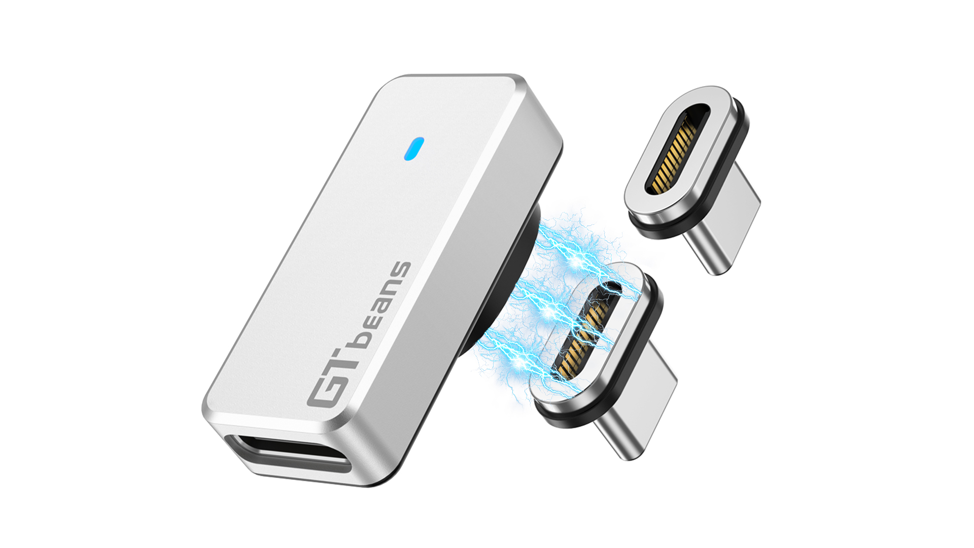 Magnetisches USB-C Ladekabel Adapter 240W [2er Pack] - Schnellladung Mit 540° Drehung