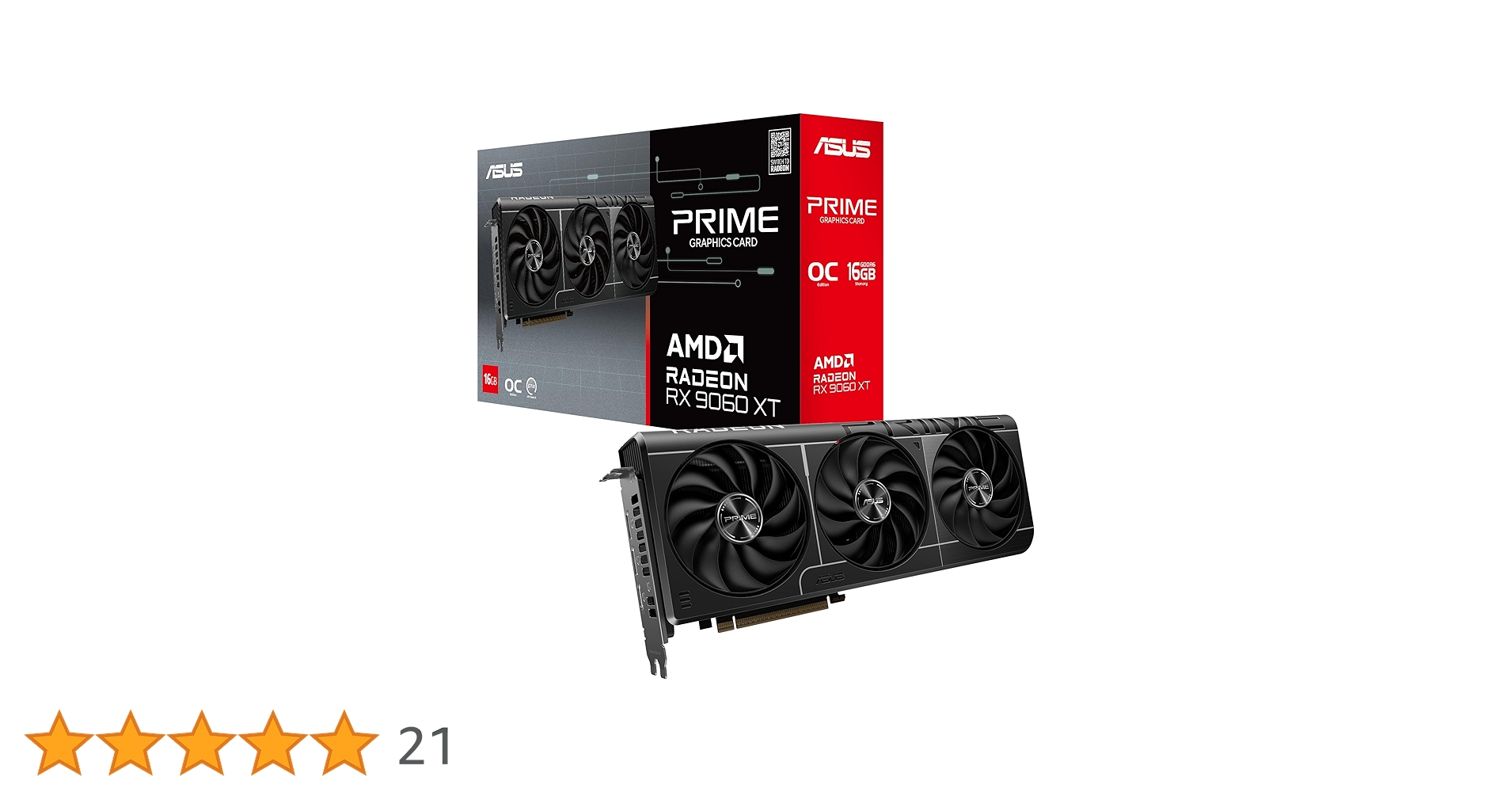 Amazon.co.jp: ASUS AMD Radeon RX 9060 XT ビデオカード 16GB