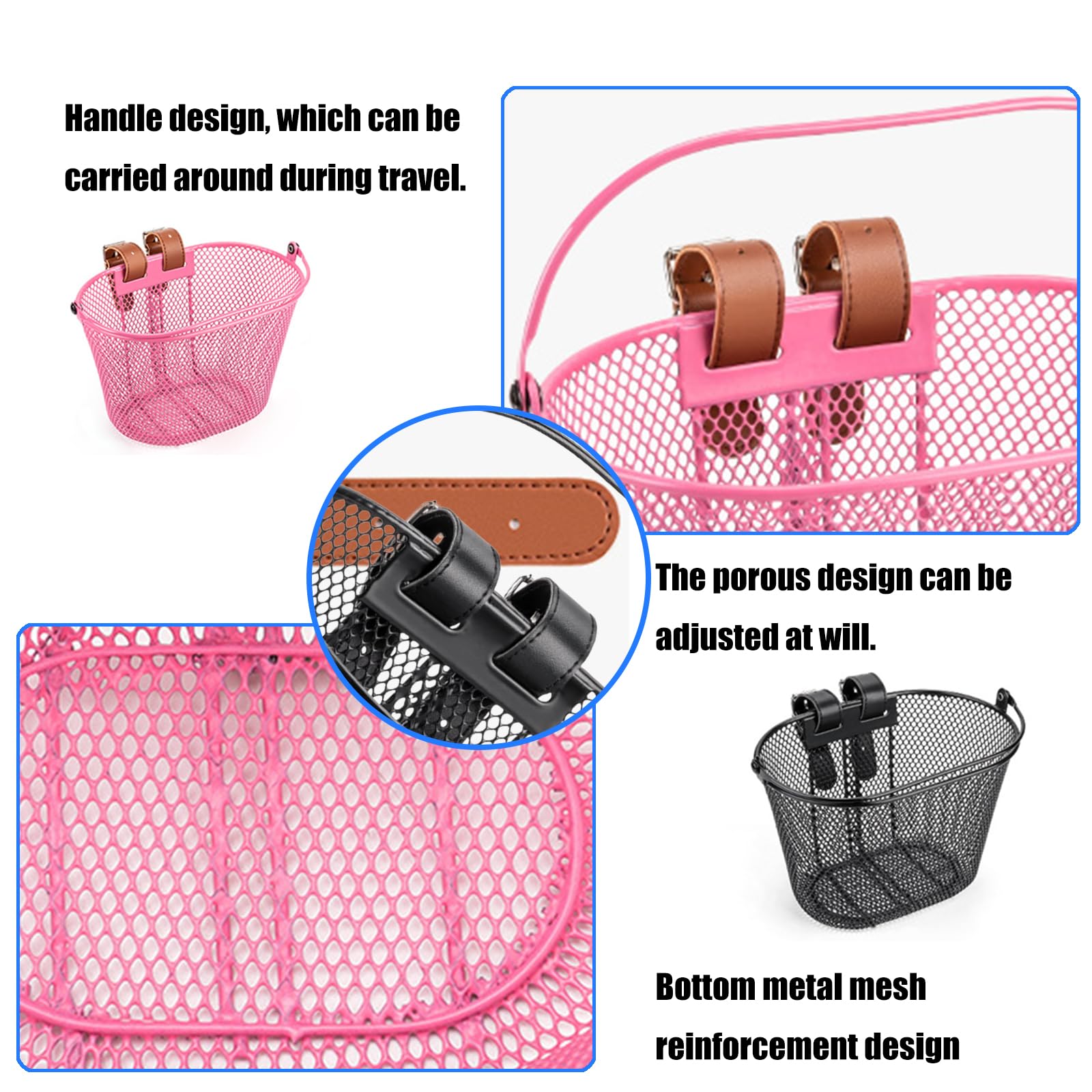 Plastic Bicycles Basket Handlebars Basket Childrens Bicycles Tricycle