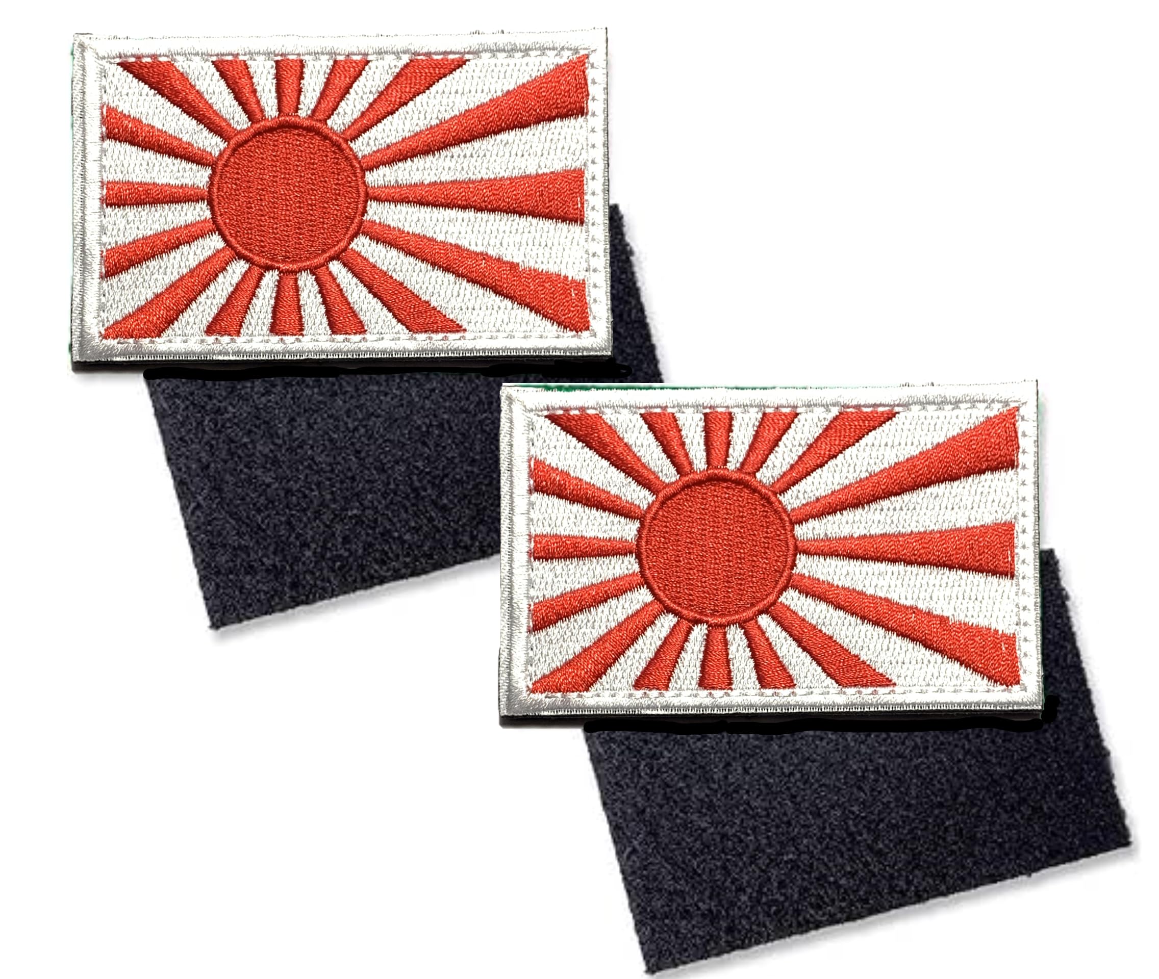 Amazon.co.jp: 【Big Hashi 】旭日旗ワッペン 旭日旗 高密度刺繍