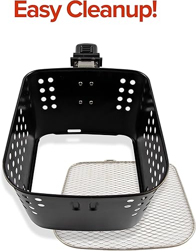 Miniatura 4 de NUWAVE La freidora de aire digital BRIO de 4.5 cuartos de galón incluye control preciso de temperatura, controles digitales de un solo toque, 6