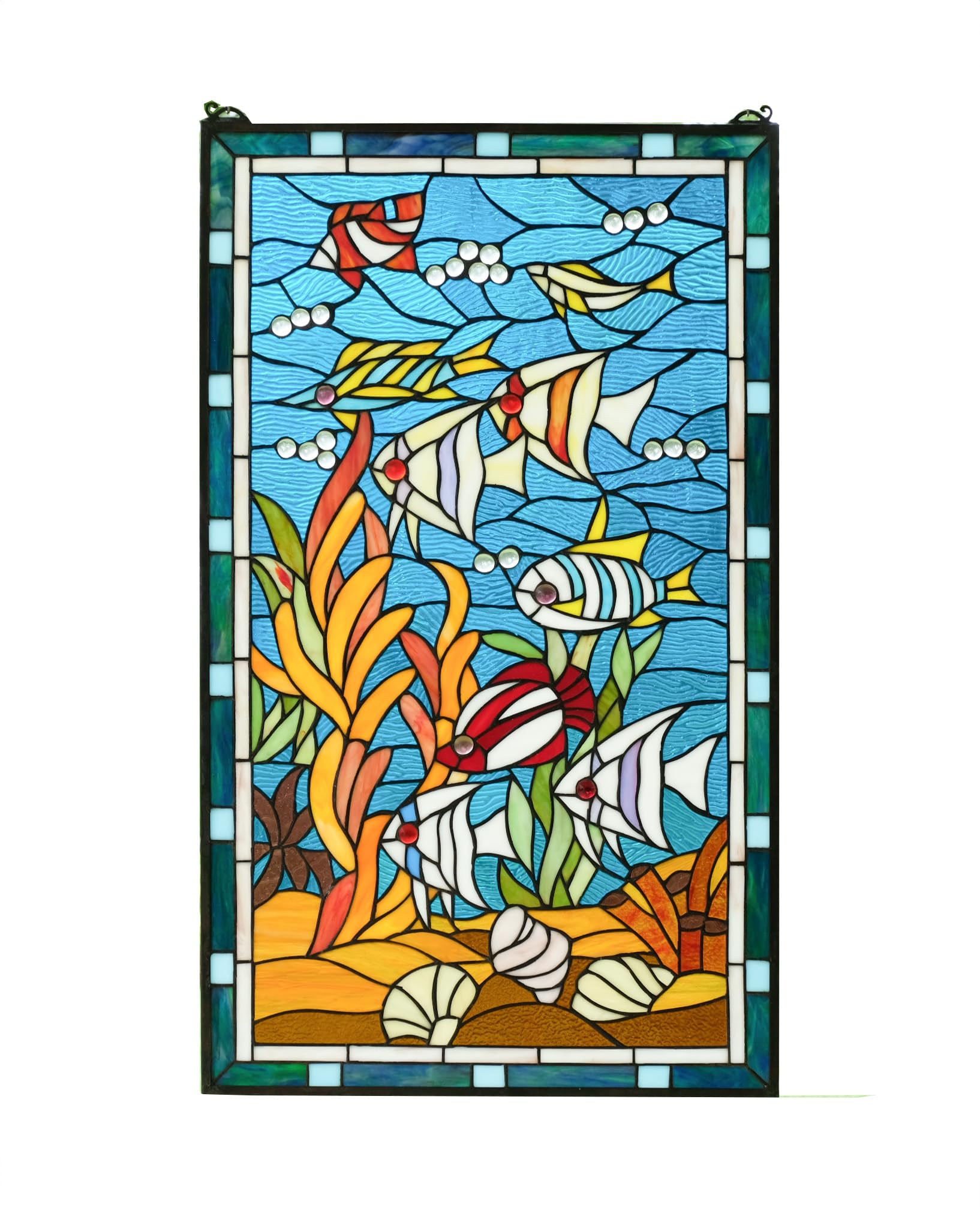 Amazon.co.jp: 20.5インチ x 35インチ 海の下の魚 手作り 吊り