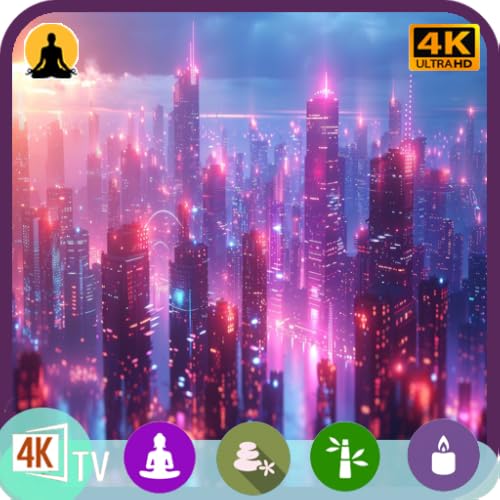 Paysages urbains de science-fiction : 4K Cyberpunk Dreams TV