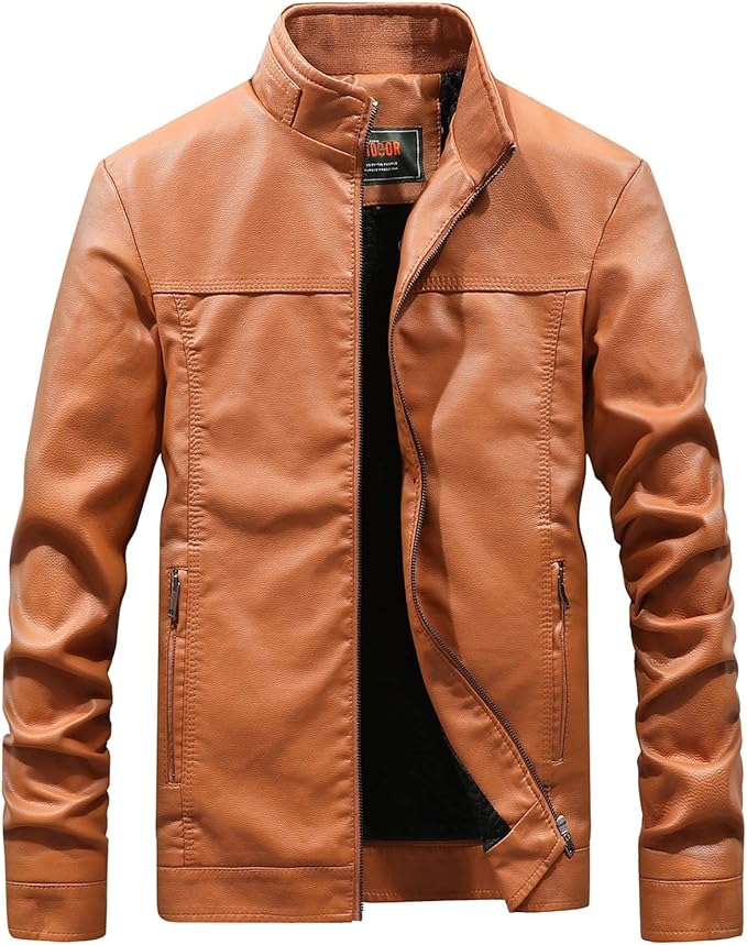 solid biker jacket