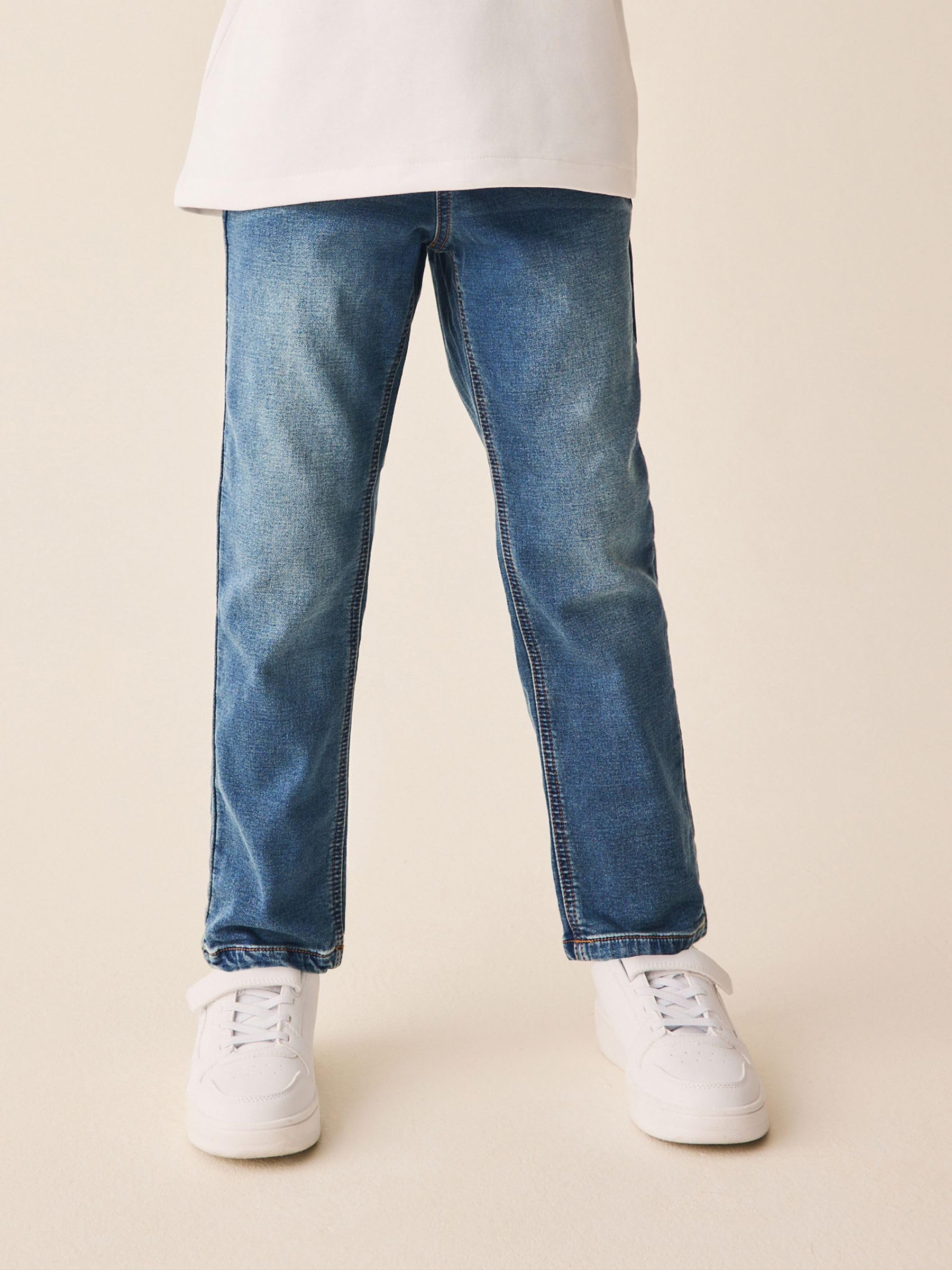 NEXT Garçon Jean Stretch Standard à Taille élastique