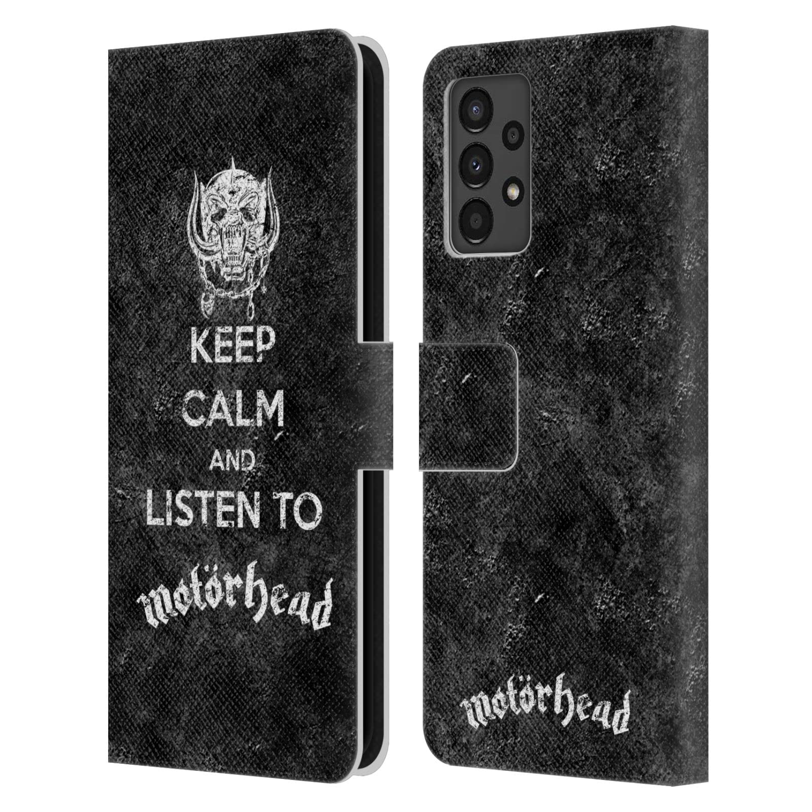 Funda Motorhead Samsung Galaxy A13 diseño Keep Calm cuero tipo billetera 7