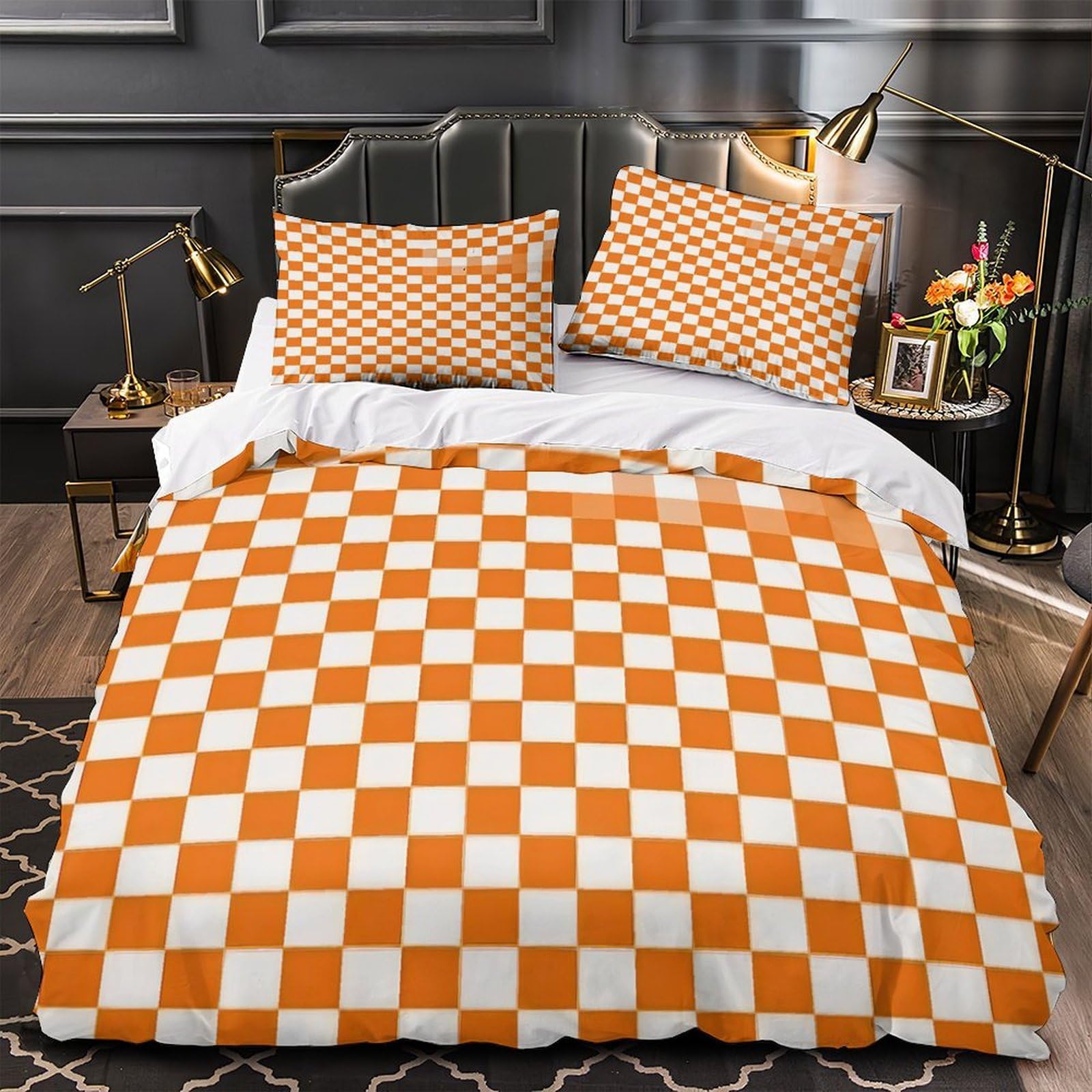 Drap de couette géométrique moderne pour chambre d'enfants et ados tendance