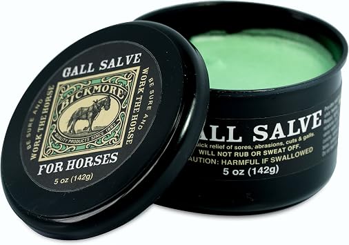 Bickmore Gall Salve Wound Cream for Horses 5 oz | Quick equine relief for sores, abrasions, cuts and galls.