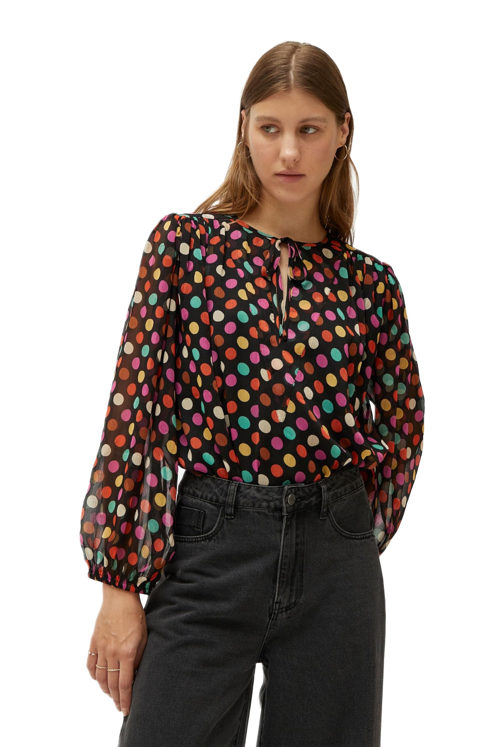 Compañía Fantástica Women's Multicoloured Compania Fantastica Polka Dot Print Top