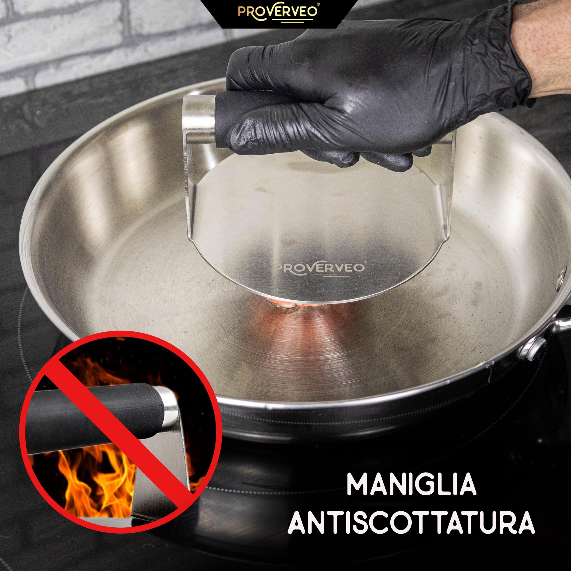 Pressa Per Hamburger In Acciaio Inox - 6,3 Pollici Per Smash Burger E BBQ - Foto 5