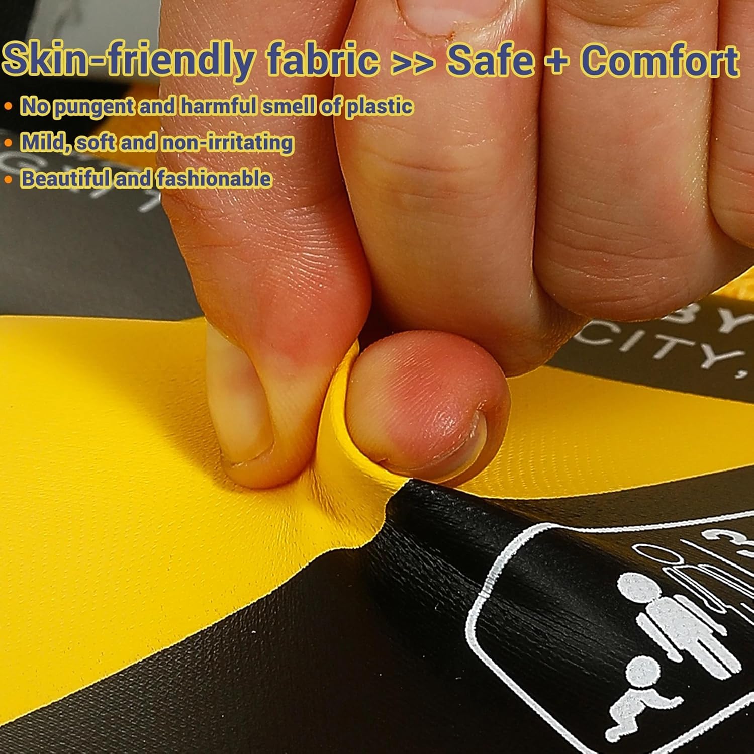 Baby Float with Crotch Strap & Inflation-Free Solid Core Mambobaby Kid Swimming Ring Have Sunshade M6-36 Months Old Swim Pool Tube L with Canopy2-7Yeas