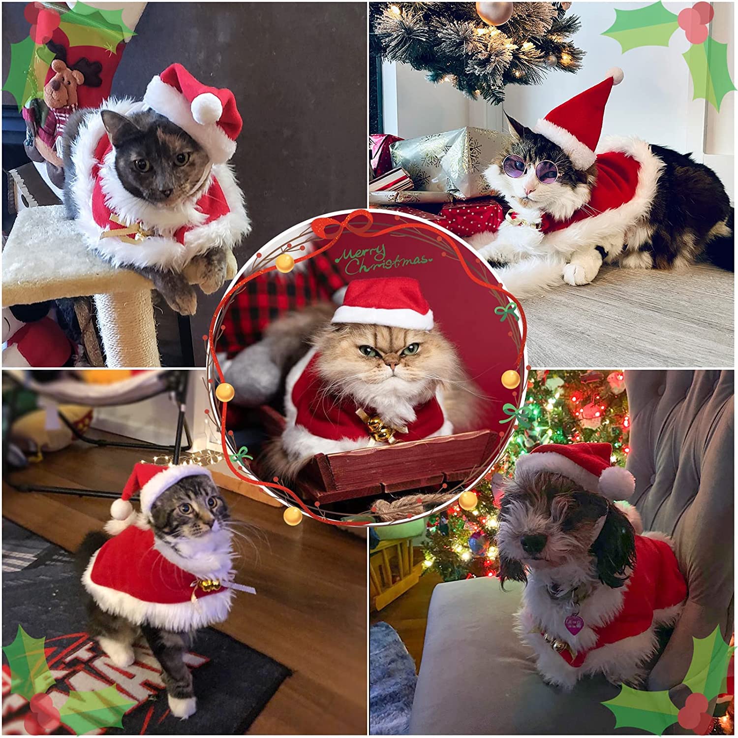 クリスマス 犬 猫 コスプレ ペット服 コスチューム アクセサリー 鈴 Amazon | PETLESO 猫 コスチューム 服 コスプレ 仮装 ねこ 小型