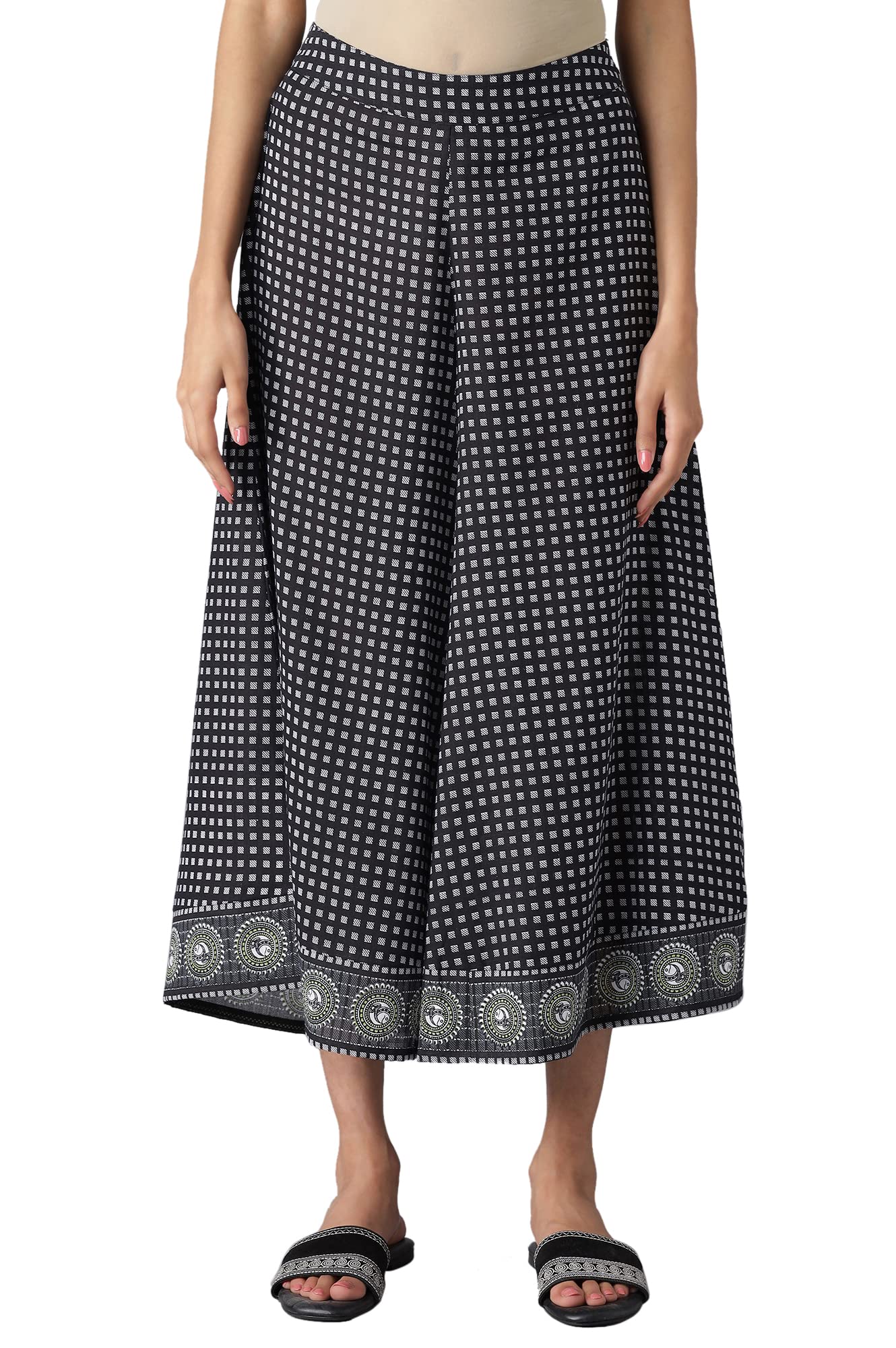 aurelia Pure Cotton Strechable Culotte for Women | Ankle Length Culotte for Women | Pure Cotton Culotte for Women-picture-17