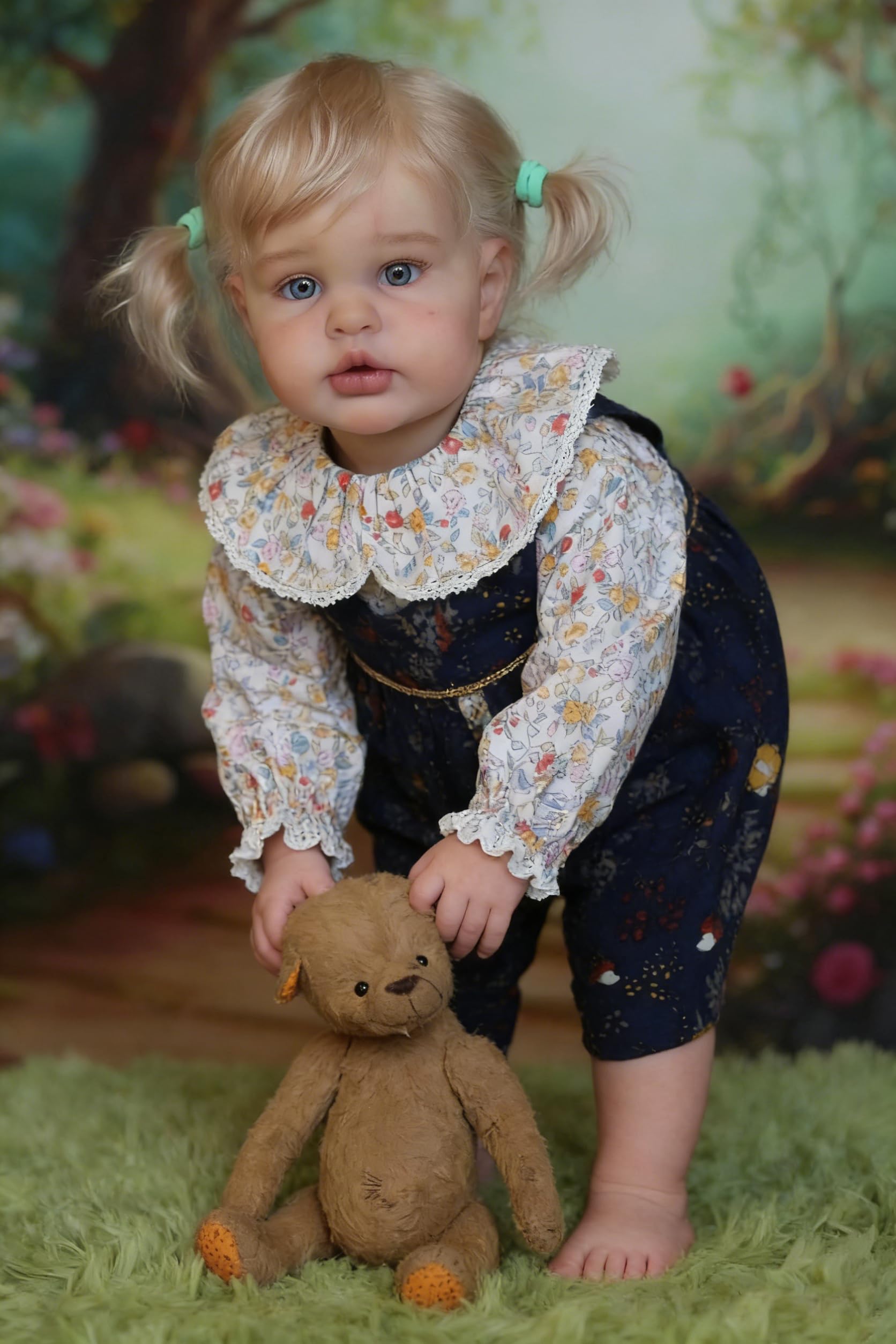Anano 24" Realistic Reborn Baby Doll Girl - Looks Like A Real Newborn Infant - Lifelike Silicone Baby For Collectors & Parents