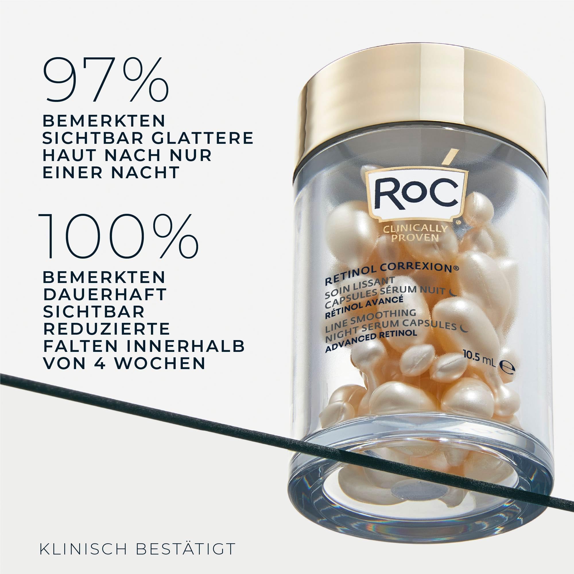 ROC RETINOL CORREXION LINE SMOOTHING NIGHT SERUM CAPSULES 30 CT