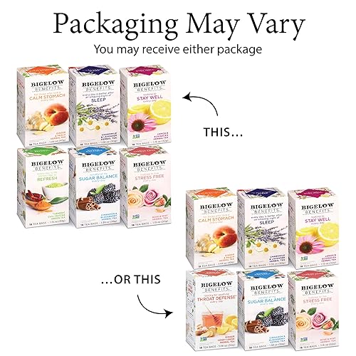 Miniatura 2 de Bigelow Benefits Sleep - Caja de té herbal de manzanilla con lavanda