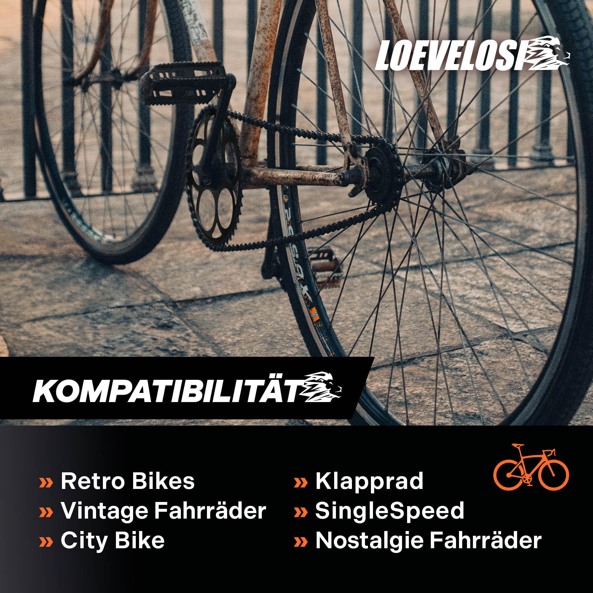 1-fach Fahrrad Kurbel verstärkter Stahl Crank Set Vierkant Kurbelgarnitur 170 mm Kurbelarm für Retro & Vintage Bikes SingleSpeed Fixed Gear Fahrrad