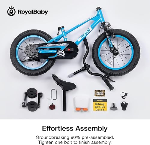 Miniatura 204 de RoyalBaby Kids Bike Freestyle Classic & EZ Balance Pedal Switchable Bicycle, 12 14 16 18 Inch, 3-10 Years Toddler to Big Kids Verde