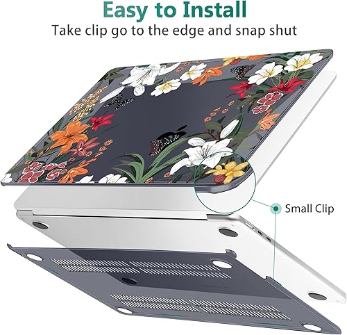 Miniatura 4 de May Chen Compatible con MacBook Air de 15 pulgadas modelo A2941 M2 A3114 M3 Chip 2023 2024, funda protectora rígida para laptop con cubierta para