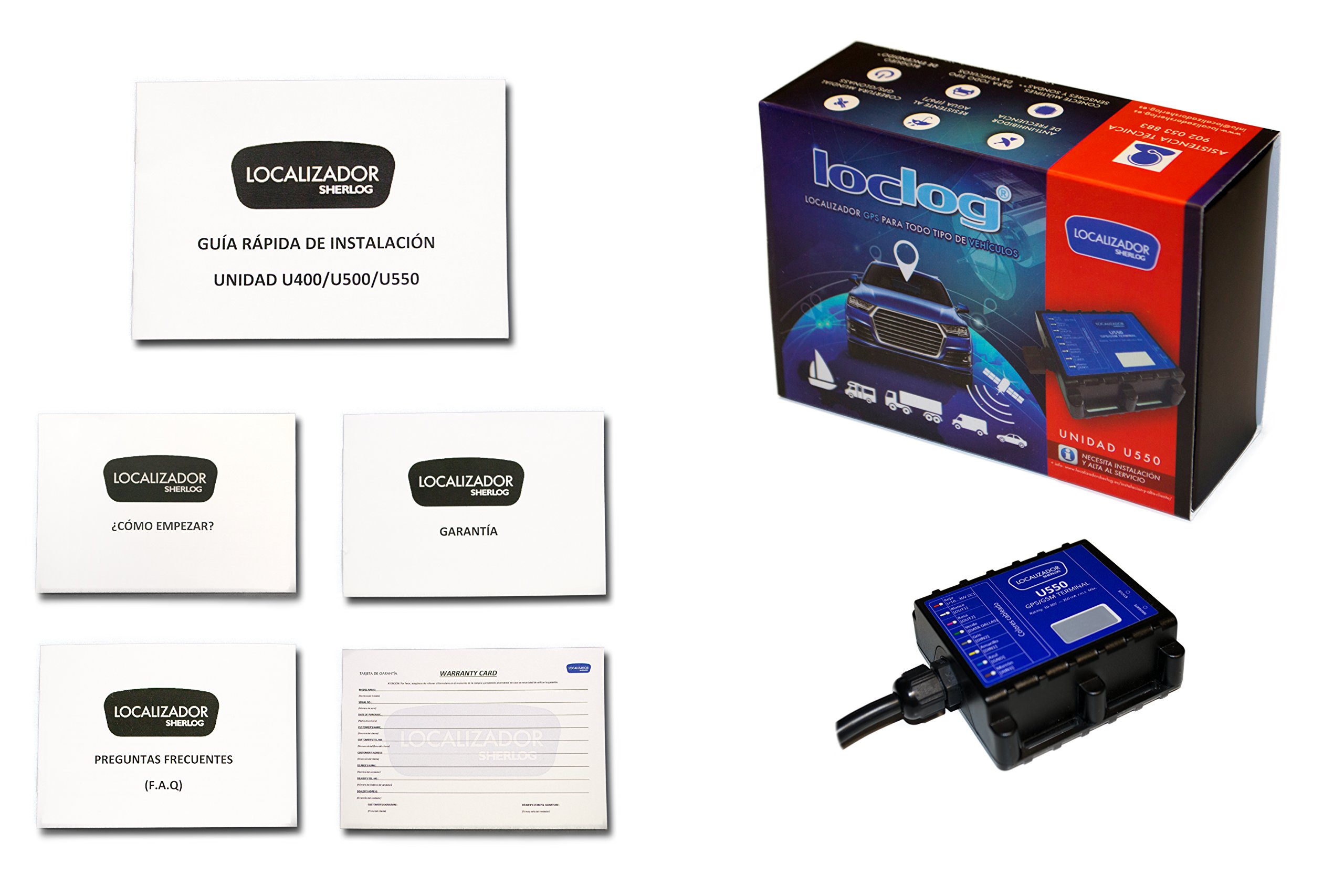LOCALIZADOR GPS/GLONASS U550 SHERLOG