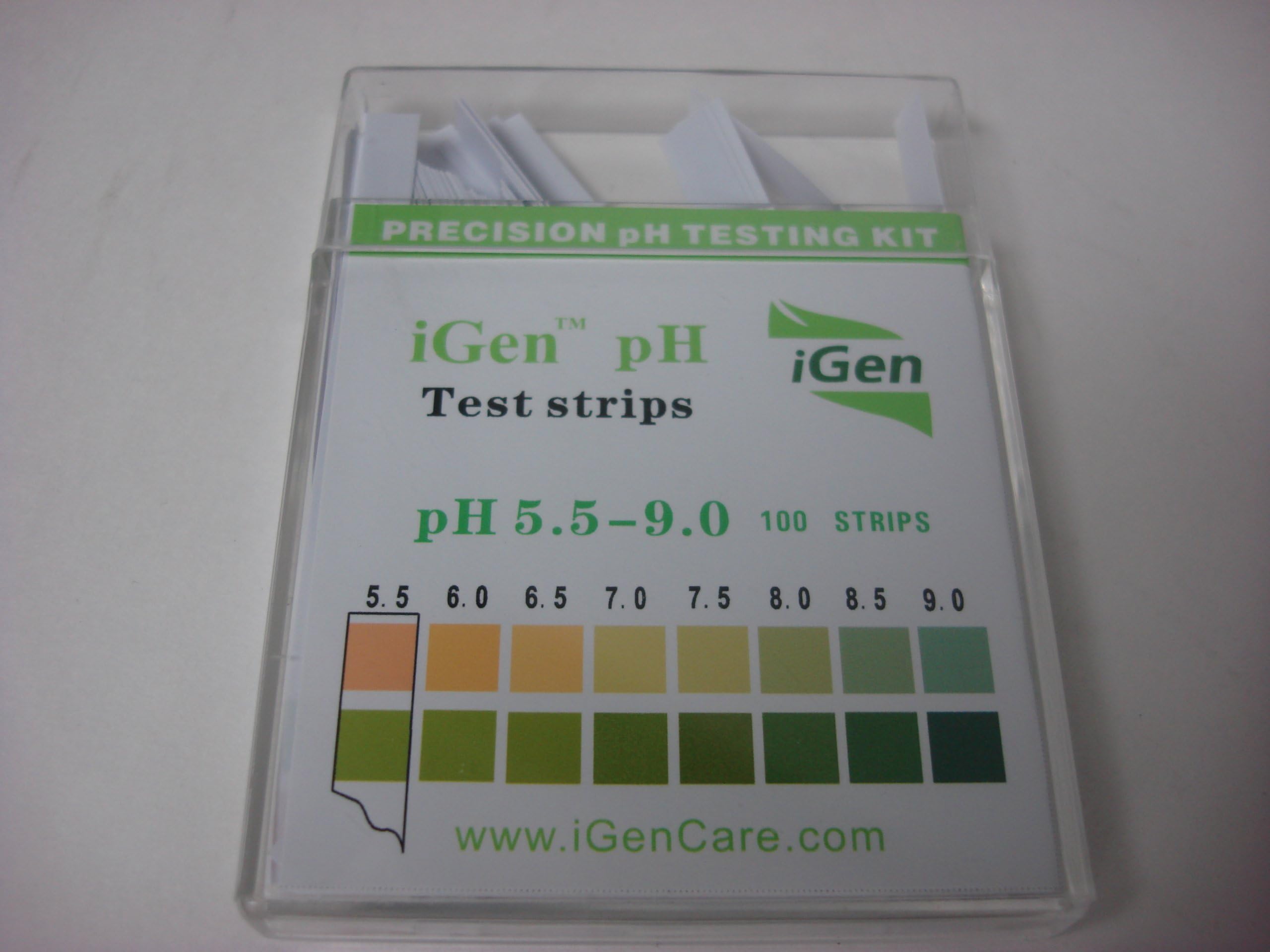 IGEN (100 Strips per Pack) pH 5.5-9.0 TEST STRIPS FOR body level URINE & SALIVA