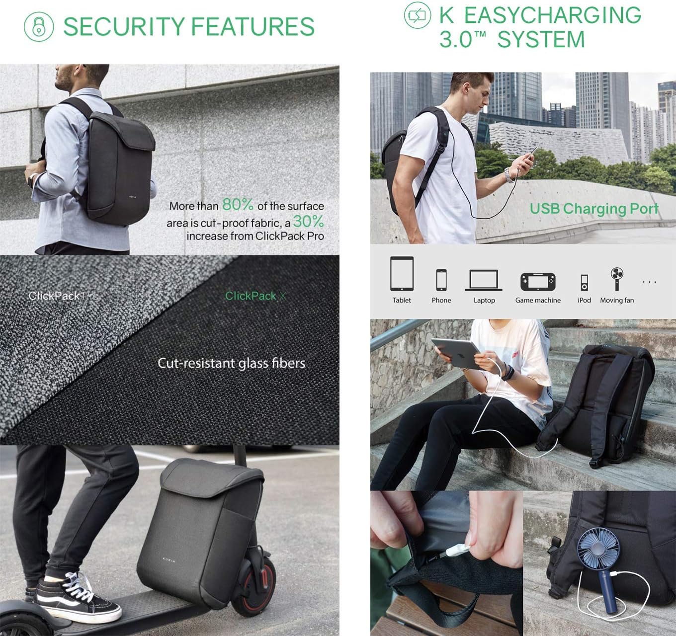 clickpack backpack