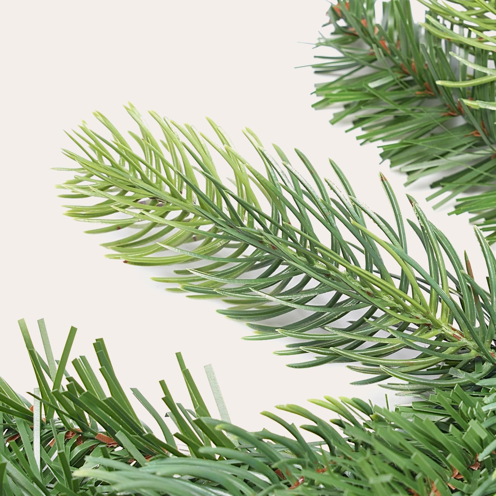 SALCAR 3 m Weihnachtsgirlande mit 280 Zweigen, PE und versteckte PVC-Zweige in frischem Grün – Künstliche Weihnachtsdekoration für Innen und Außen