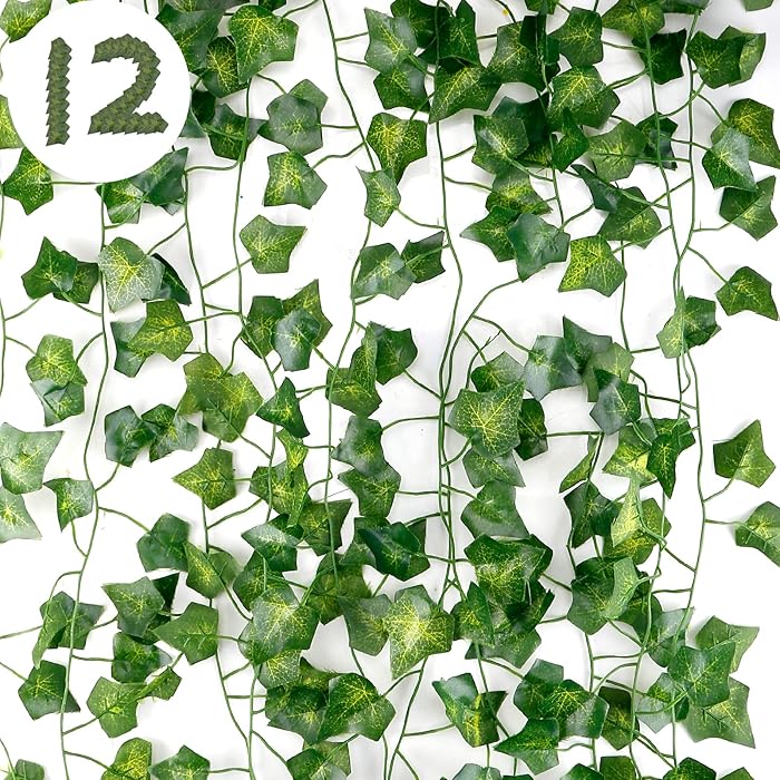 Buy DazSpirit 12Pcs Artificial Ivy Leaf Garland, 84 Ft Artificial Ivy