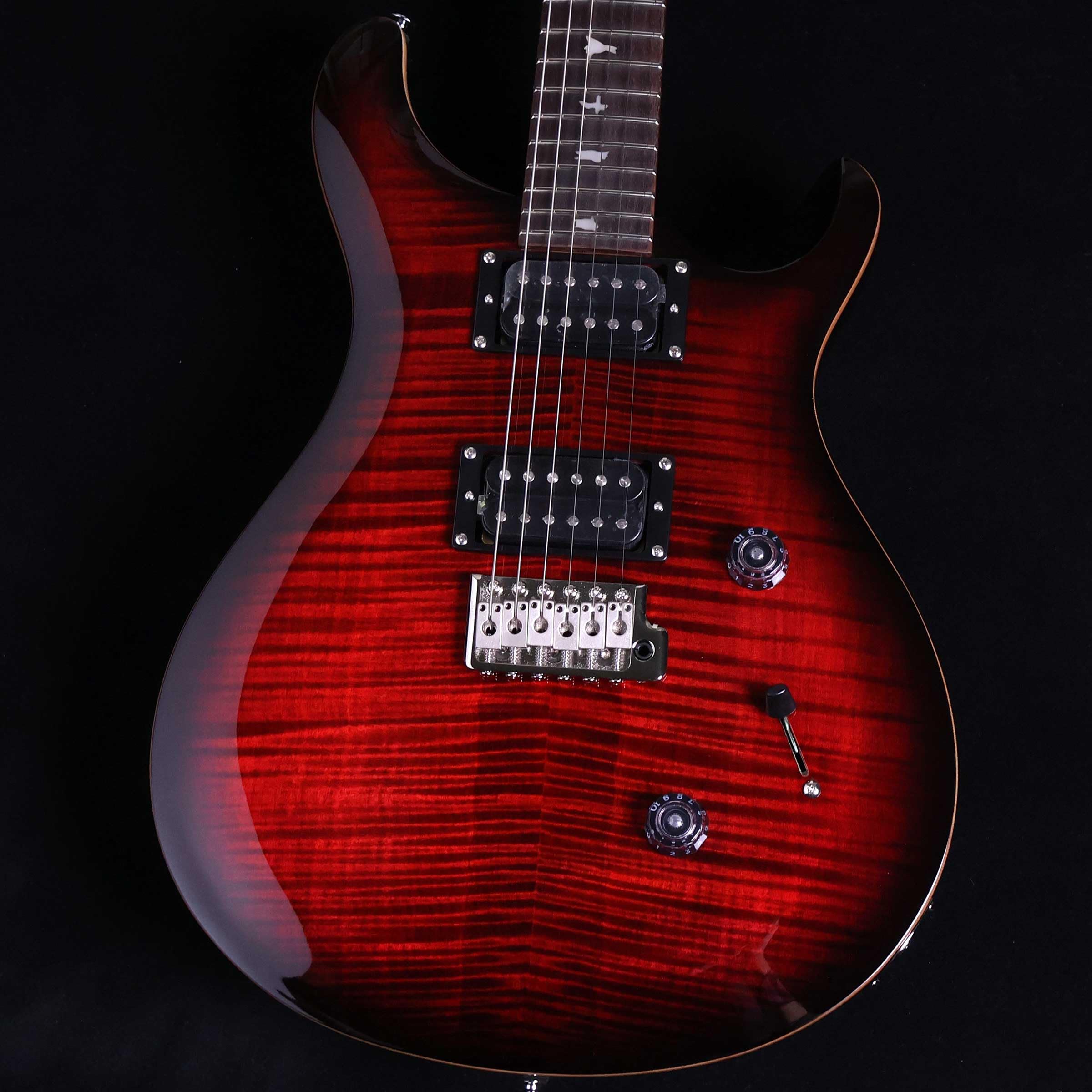 Amazon | SE Custom24 Fire Red Burst | エレキギター | 楽器・音響機器
