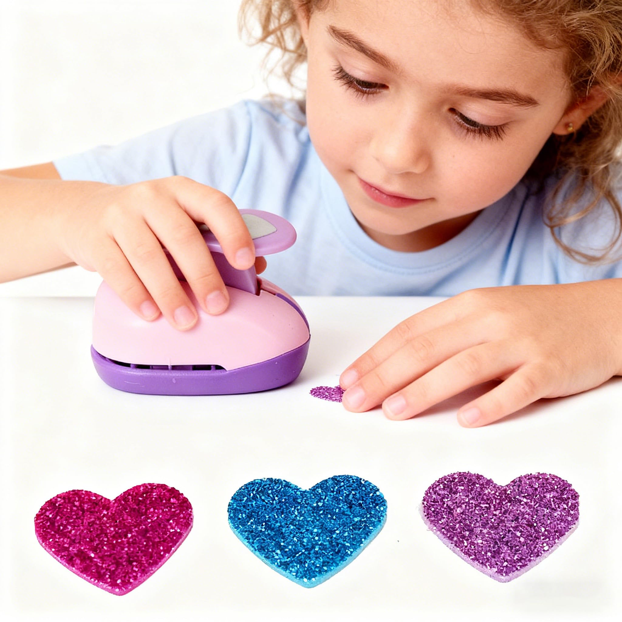4 Pezzi punzoni di carta, motivo farfalla, stella, cuore, fiocco di neve Stampini per Carta, Mini Perforatrice, punzoni punzonatrice Scrapbook Craft per Fai-da-Te, Foto Album, Scrapbooking