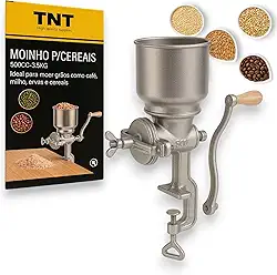 TNT Moedor Moinho Ferro Fundido Para Café Milho Ervas e Cereais Manual