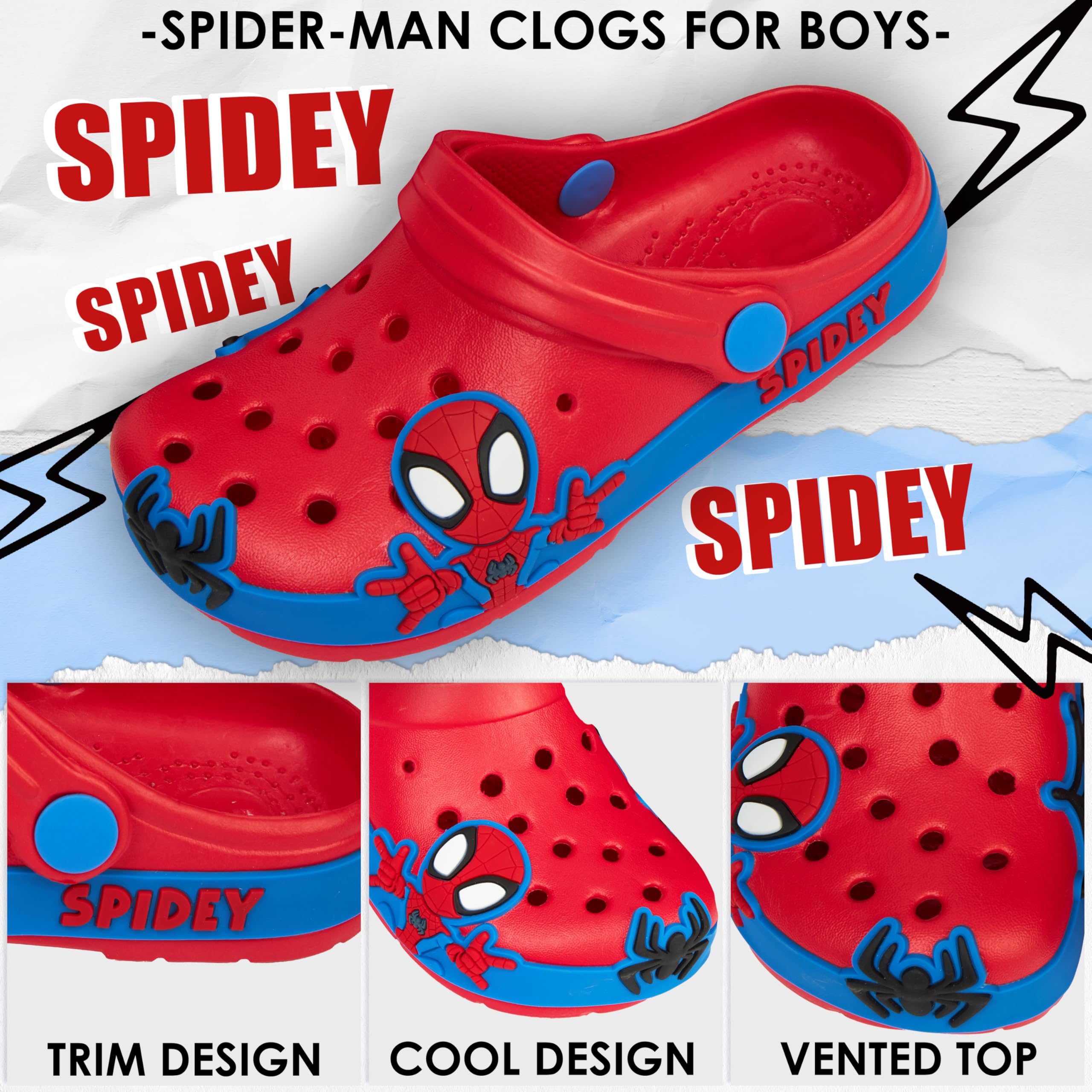 Get Trend Patrulla Canina | Disney Toy Story | Spidey y Sus Amigos | Barrio Sesamo Zuecos Niño, Pantuflas Niño Verano Antideslizantes, Zapatillas Casa y Jardín