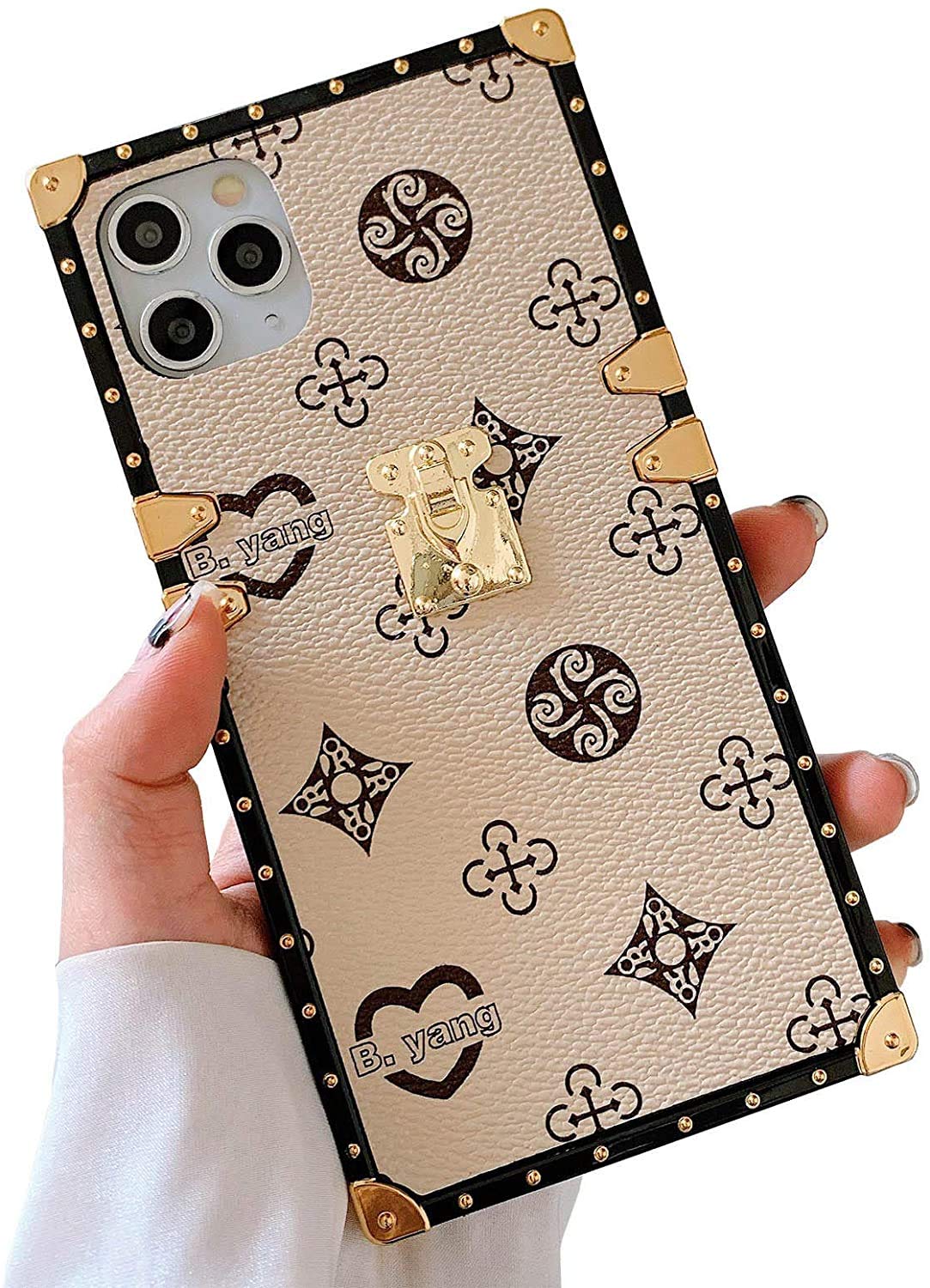 Compatible With Iphone 12 Pro Max Square Case Designer Luxury