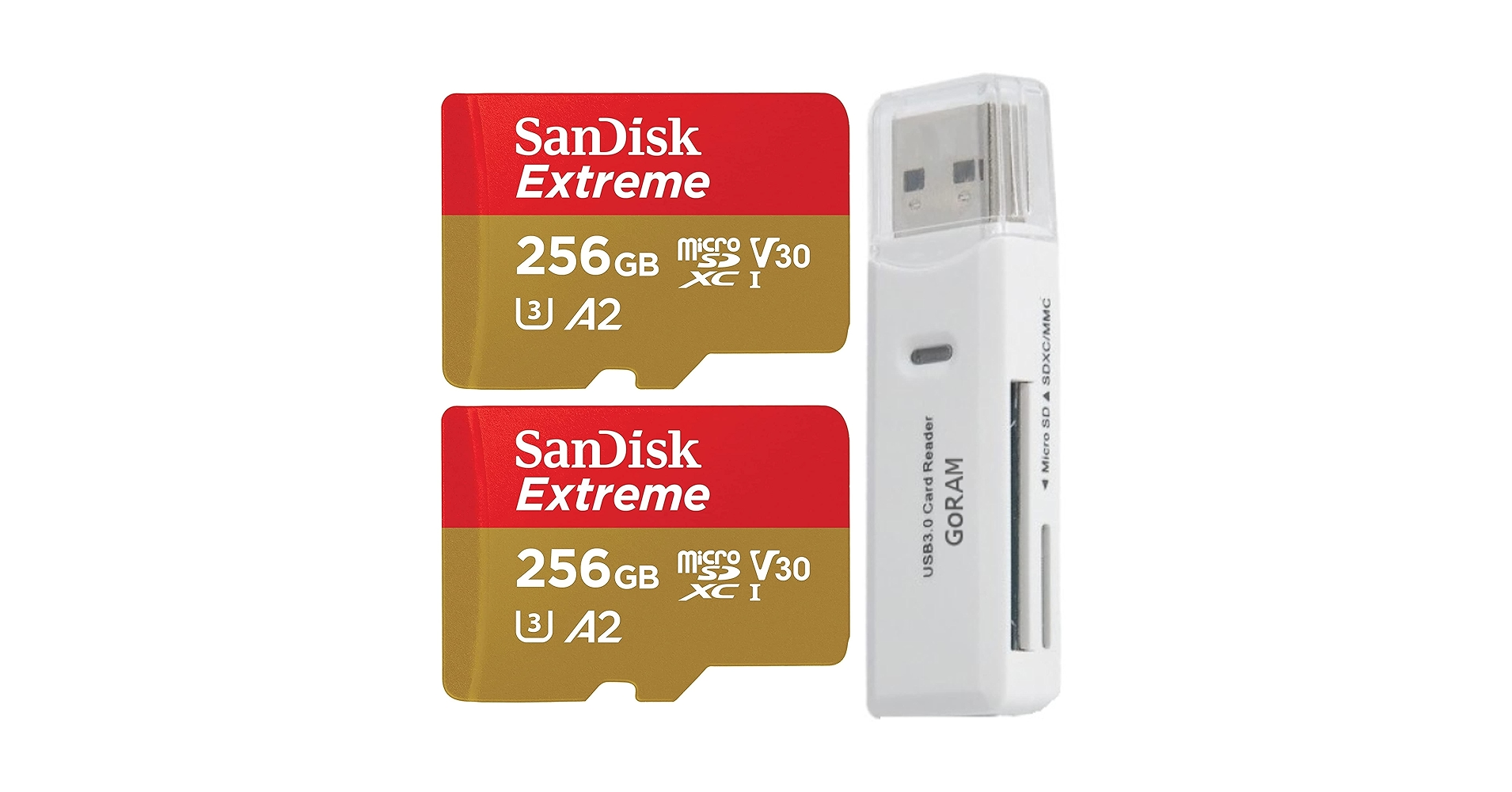 SanDisk - マイクロSD SanDisk Extreme 256GB 2個セット Amazon.com: SanDisk 256GB (2 Pack) Extreme microSDXC 190MB/s